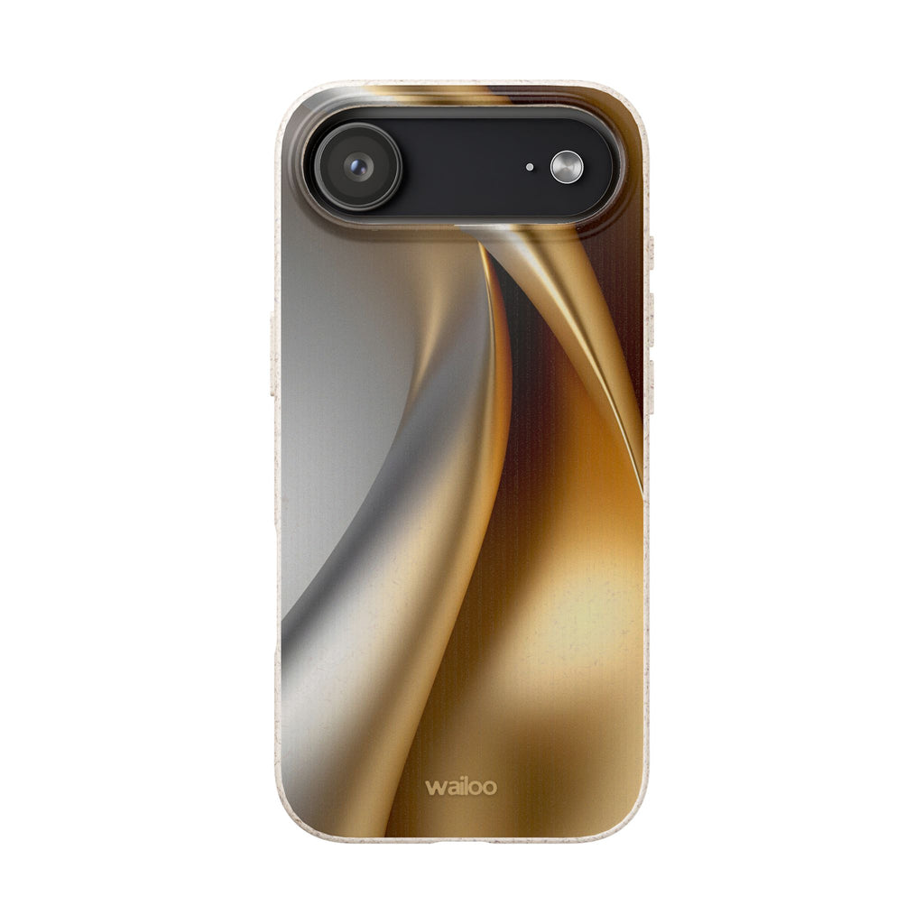 aPattern Gold silver - Platic free phone case for iPhone