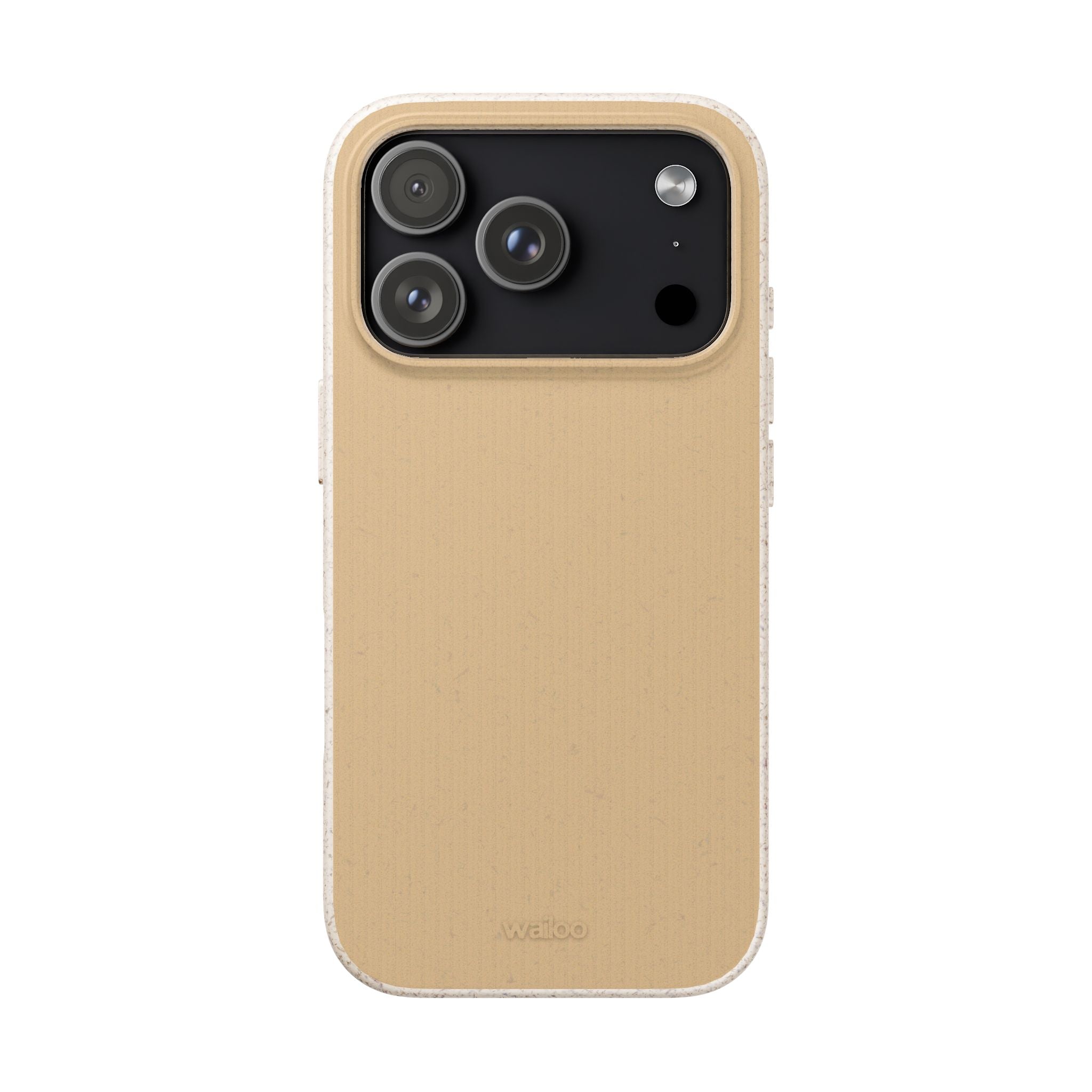 Color Beige mustard - Plastic free phone case for iPhone