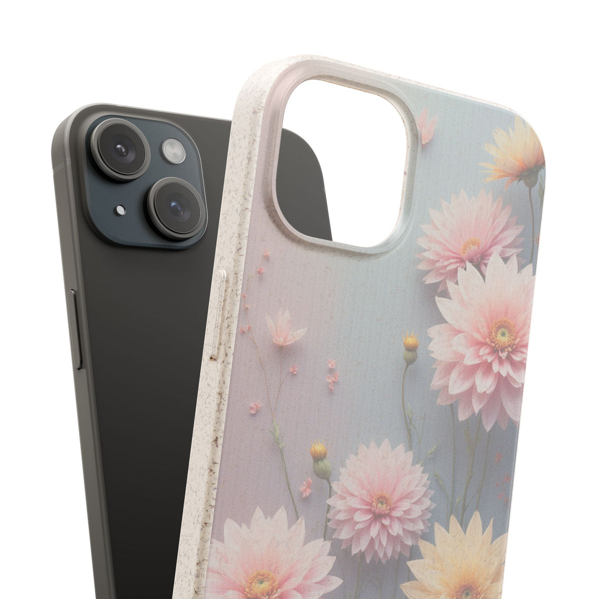 dAI Floral Dahlia -  Plastic free phone case for iPhone