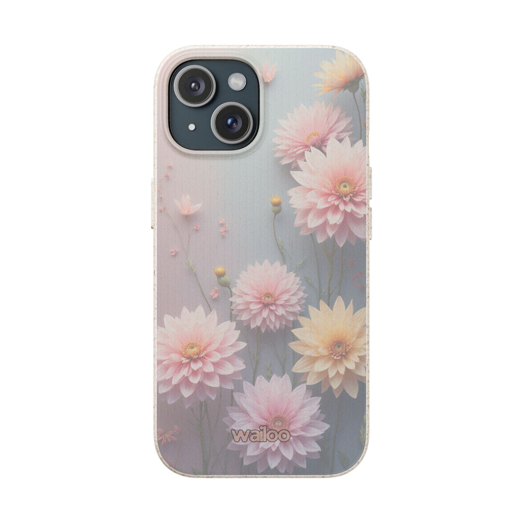 dAI Floral Dahlia -  Plastic free phone case for iPhone