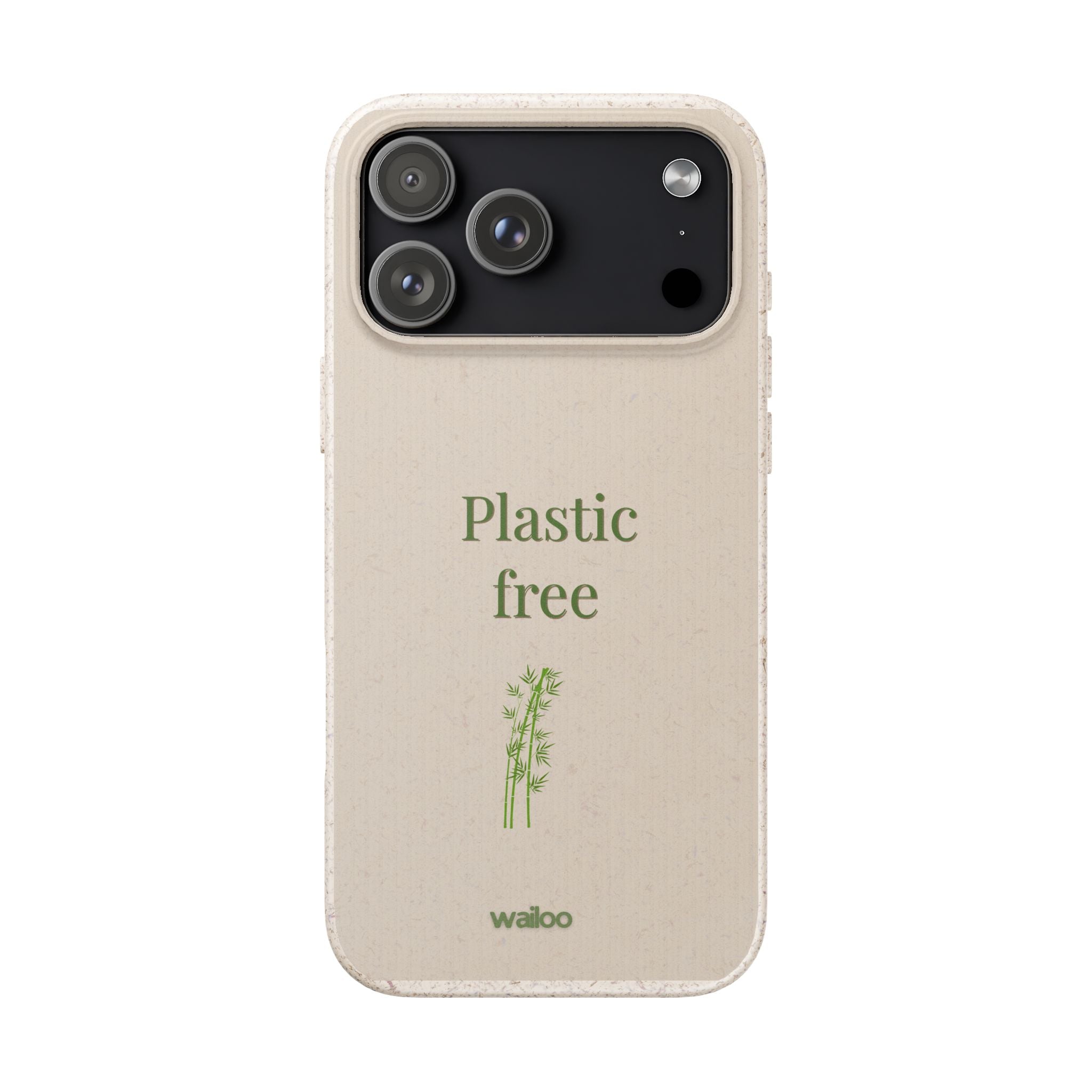 Earth - Bamboo stylish - Plastic free phone case for iPhone