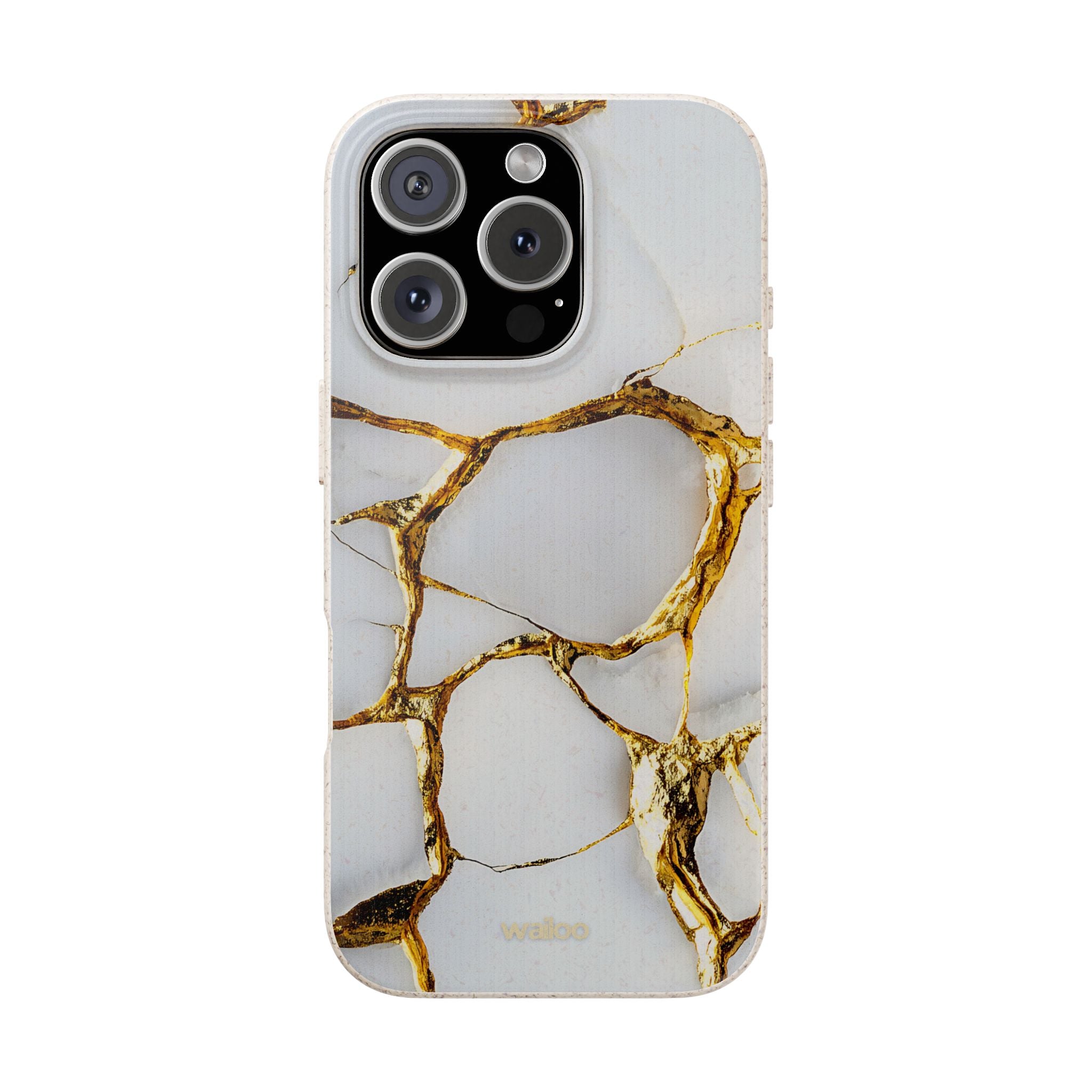aPattern Gold cracked - Plastic free phone case for iPhone