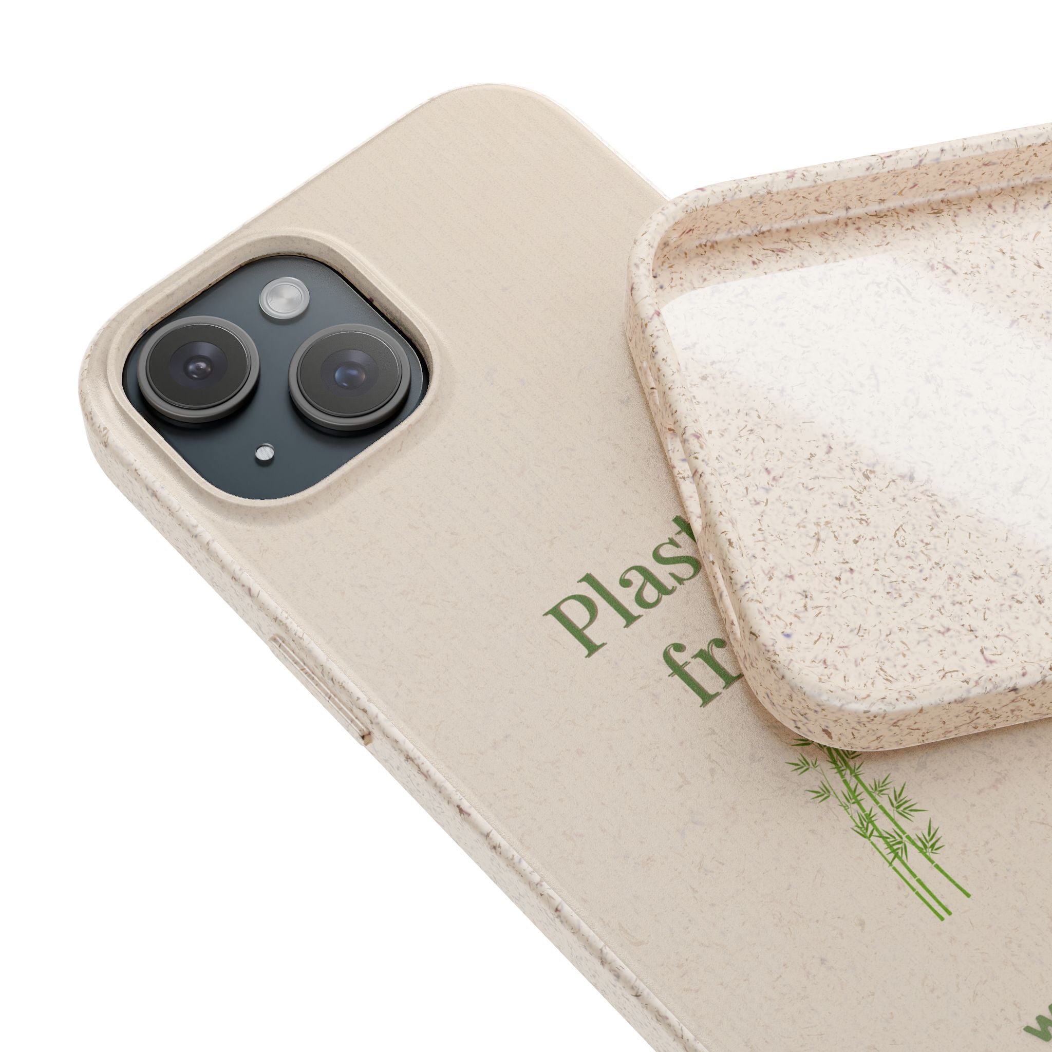 Earth - Bamboo stylish - Plastic free phone case for iPhone