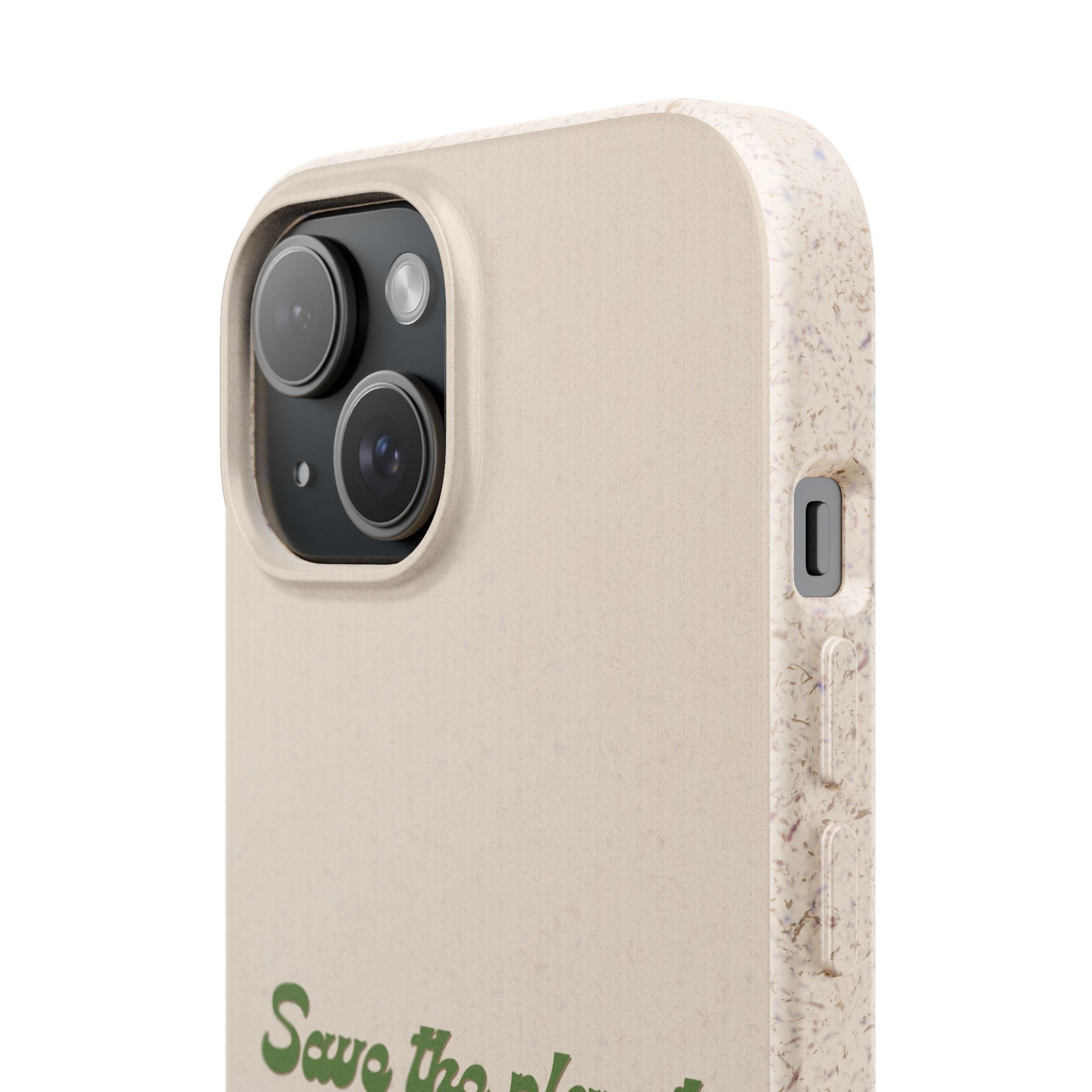 Earth - Save the planet - Plastic free phone case for iPhone