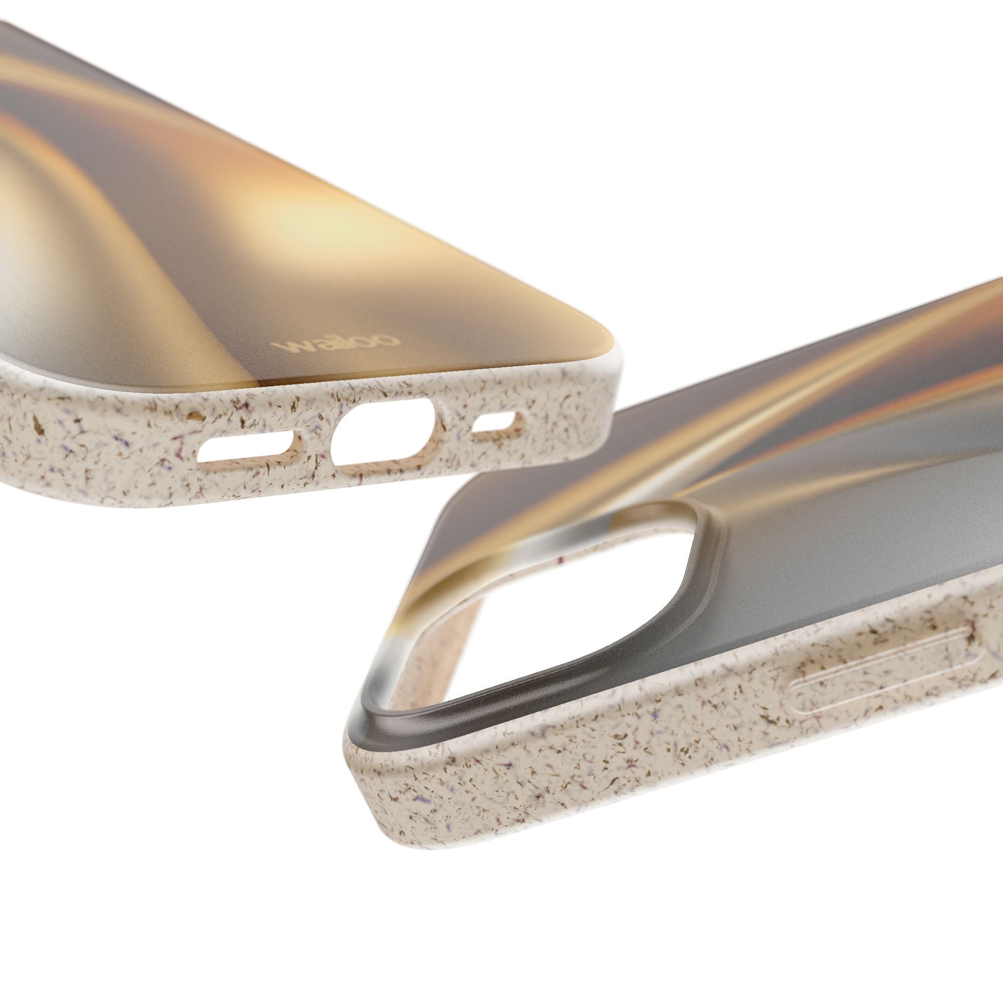 aPattern Gold silver - Platic free phone case for iPhone