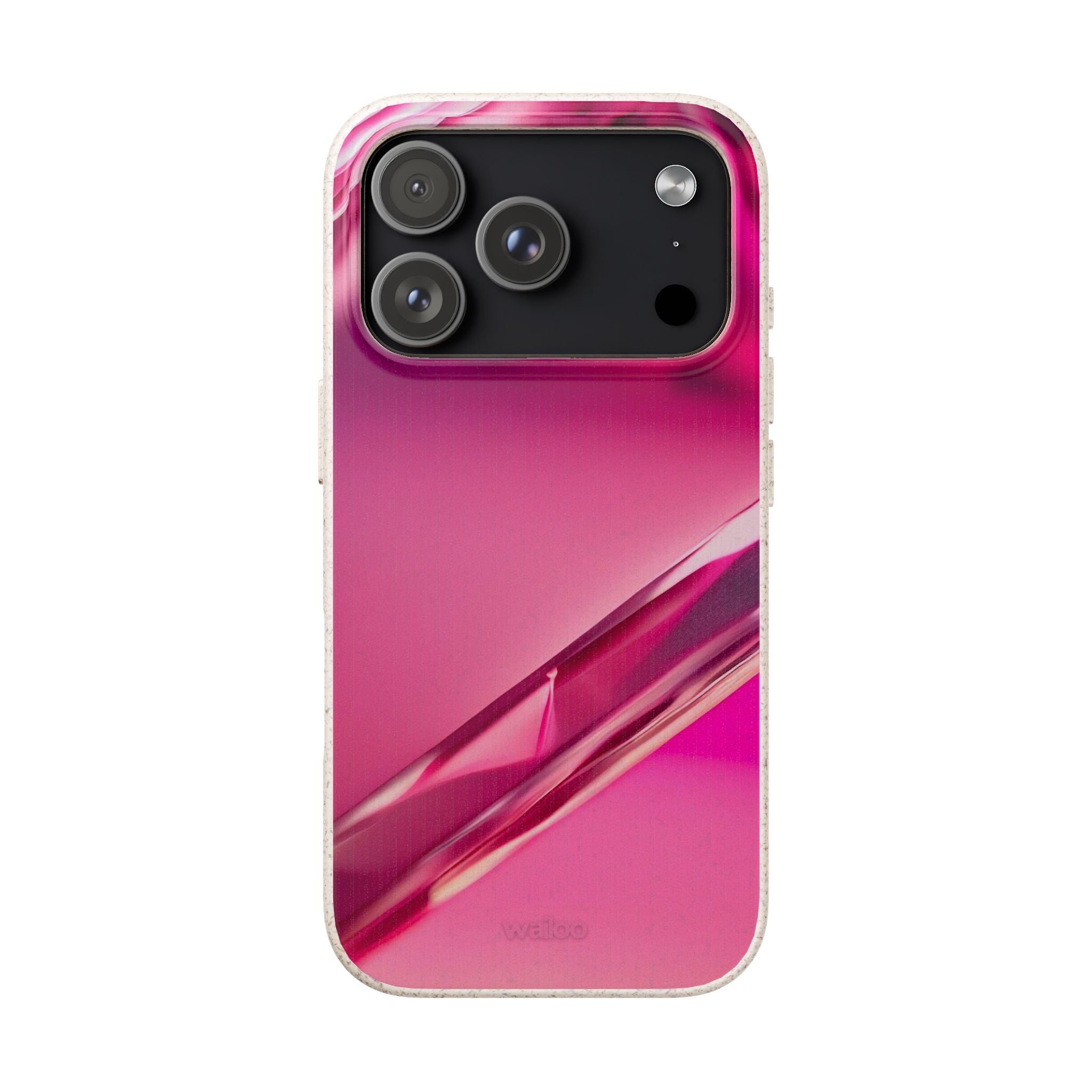 3D Pink - Plastic free phone case for iPhone