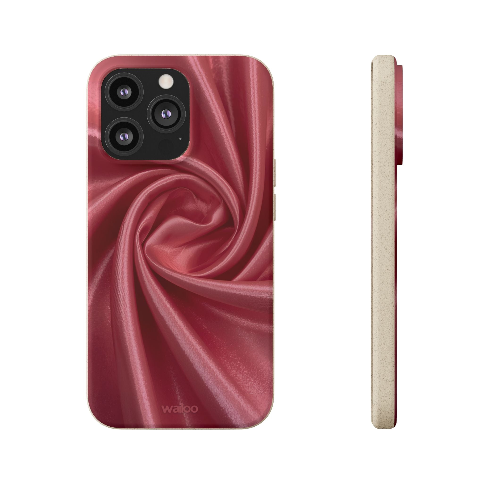 aPattern Pink Silk - Plastic free phone case for iPhone