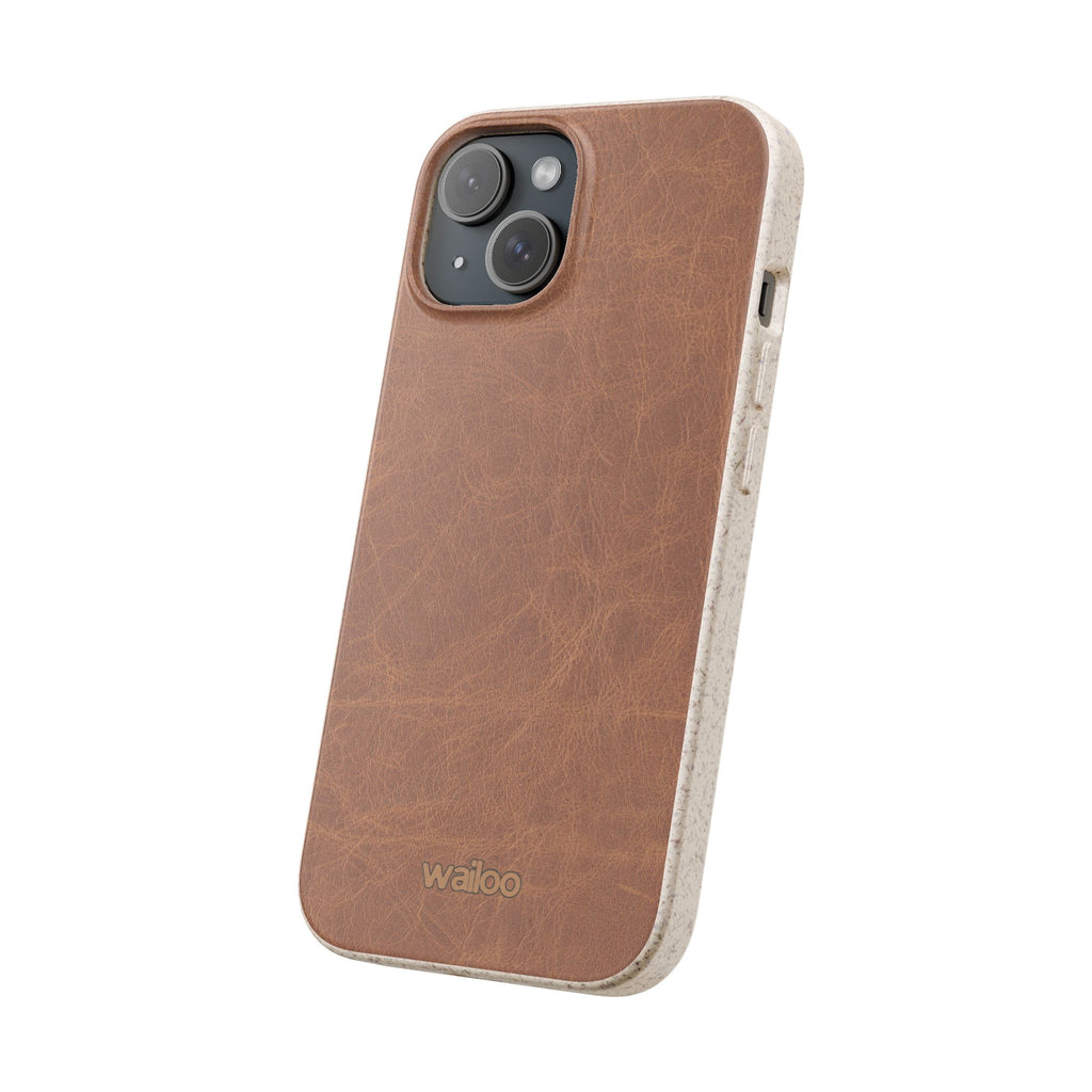 aPattern Leather printed - Plastic free phone case for iPhone