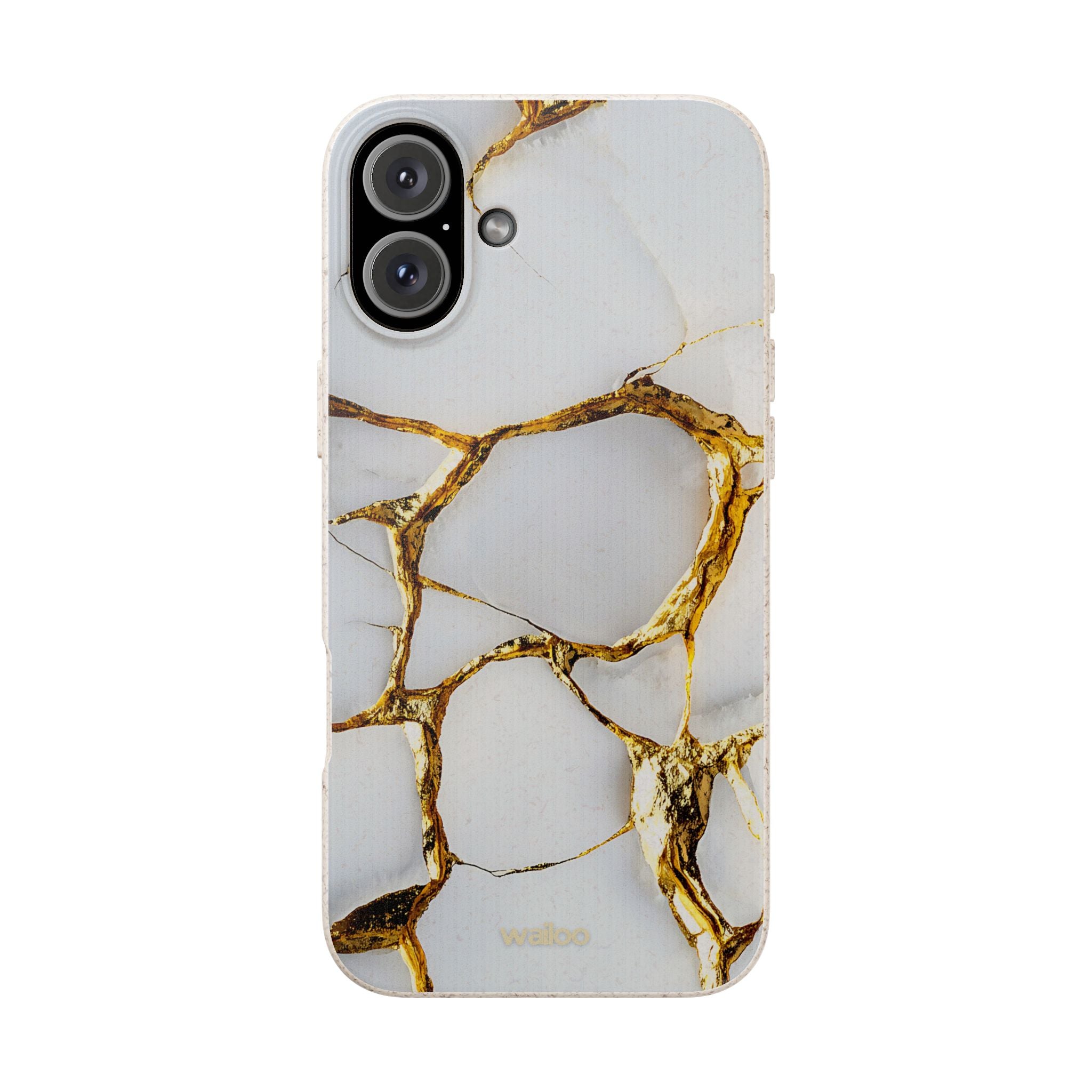 aPattern Gold cracked - Plastic free phone case for iPhone