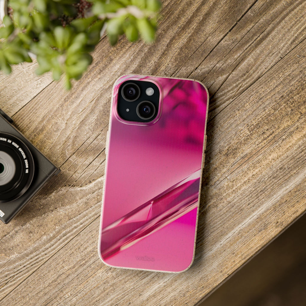 3D Pink - Plastic free phone case for iPhone