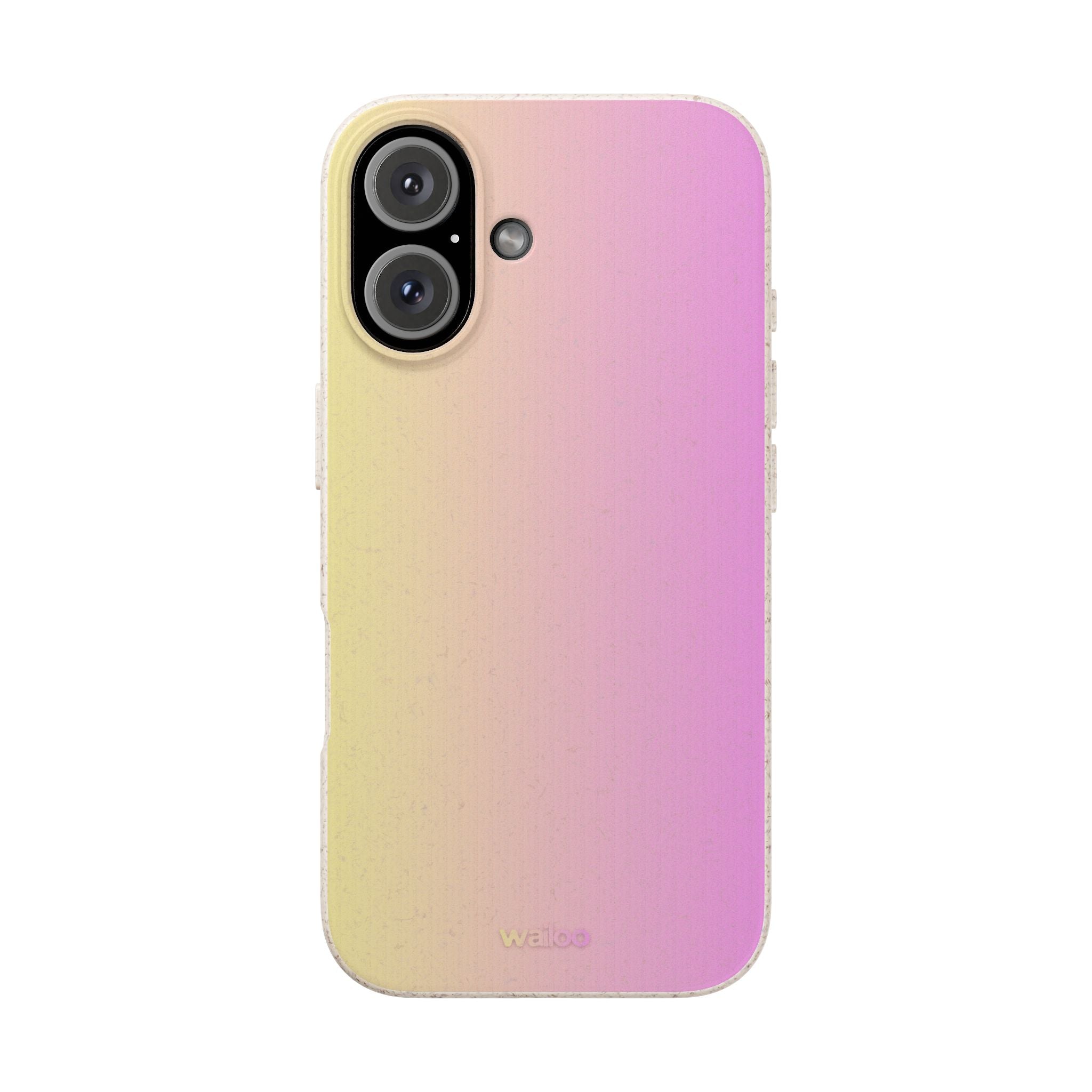 bOmbre Yellow pink gradient - Plastic free phone case for iPhone