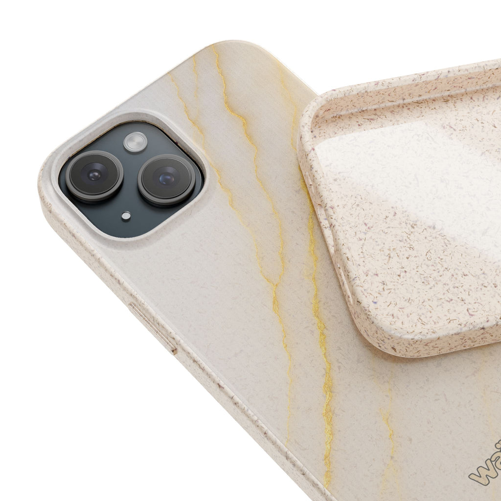 aPattern Gold marble - Plastic free phone case for iPhone