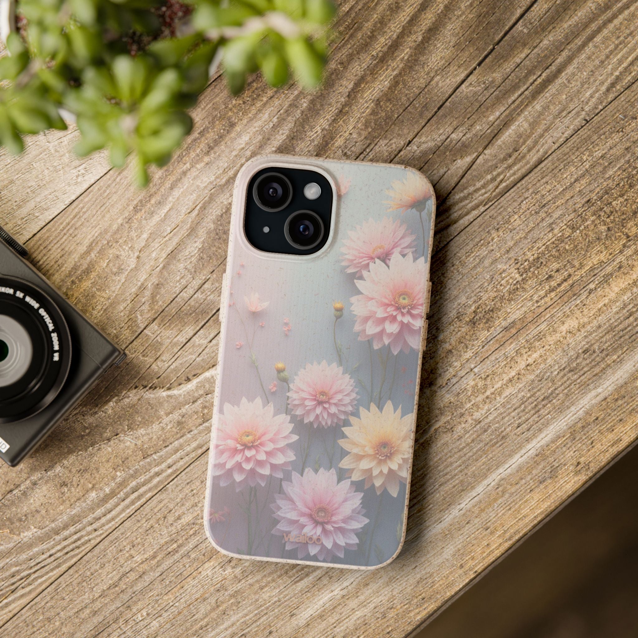 dAI Floral Dahlia -  Plastic free phone case for iPhone