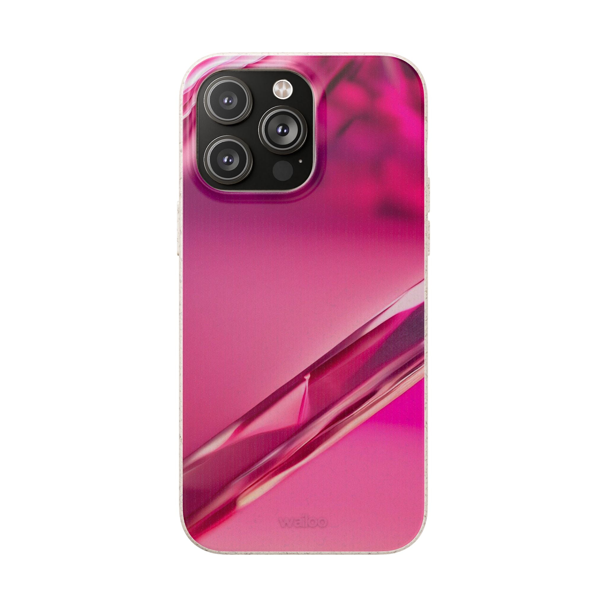 3D Pink - Plastic free phone case for iPhone