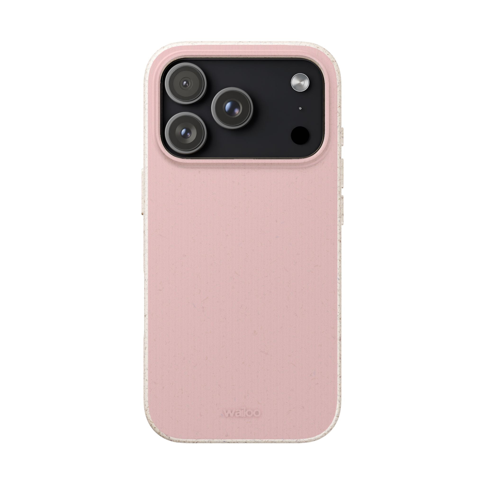 Color Pink dirty light - Plastic free phone case for iPhone