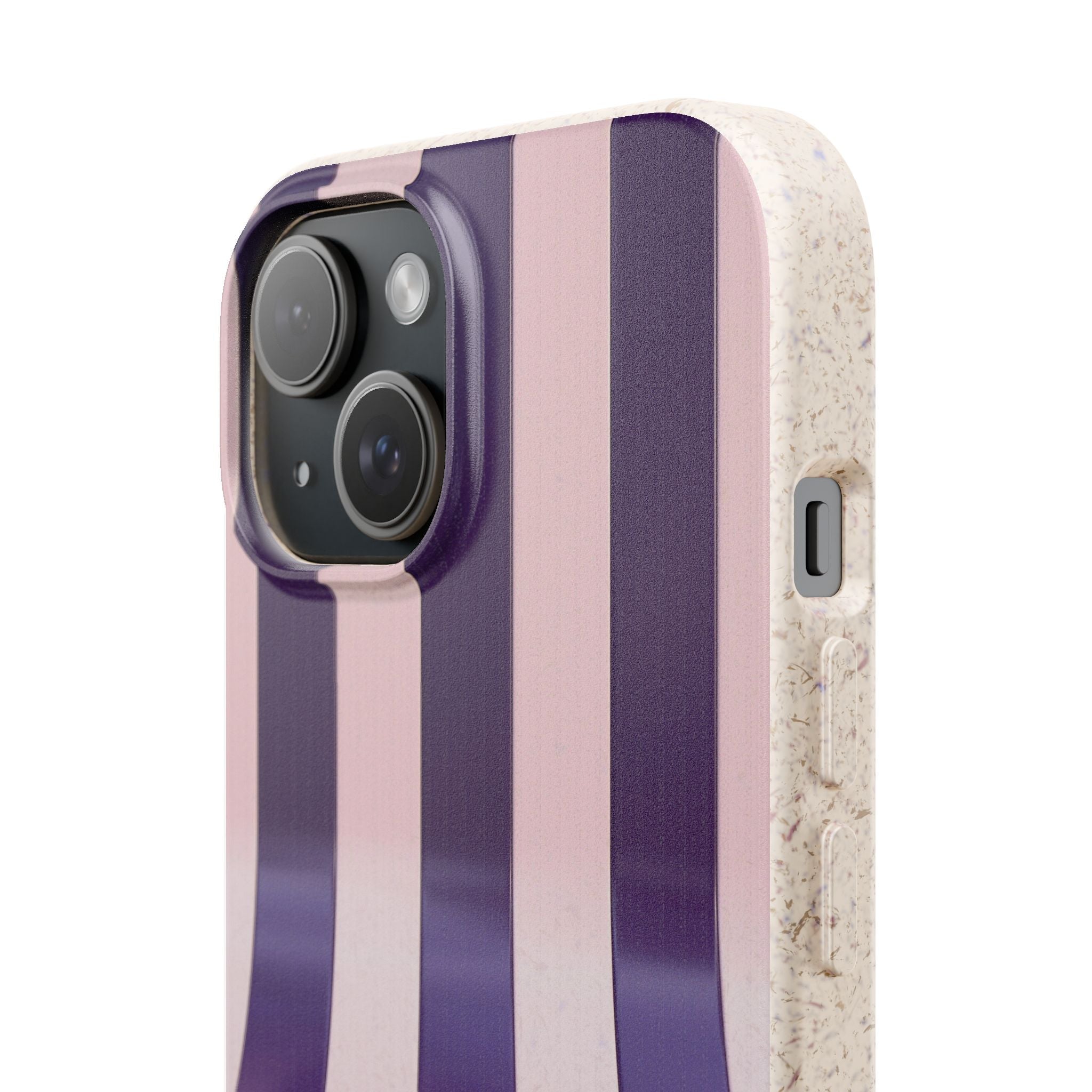 3D Purple stripes - Plastic free phone case for iPhone
