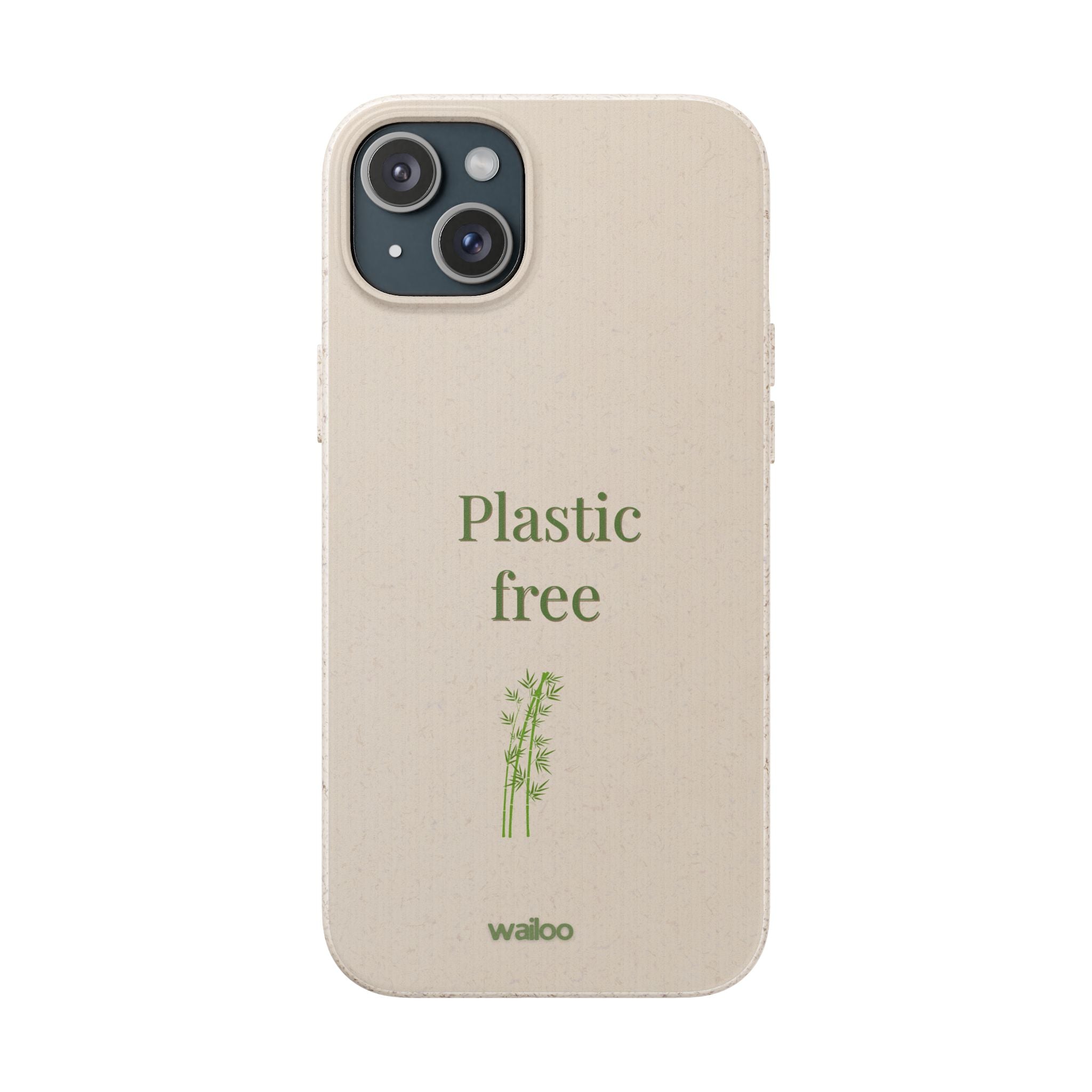 Earth - Bamboo stylish - Plastic free phone case for iPhone