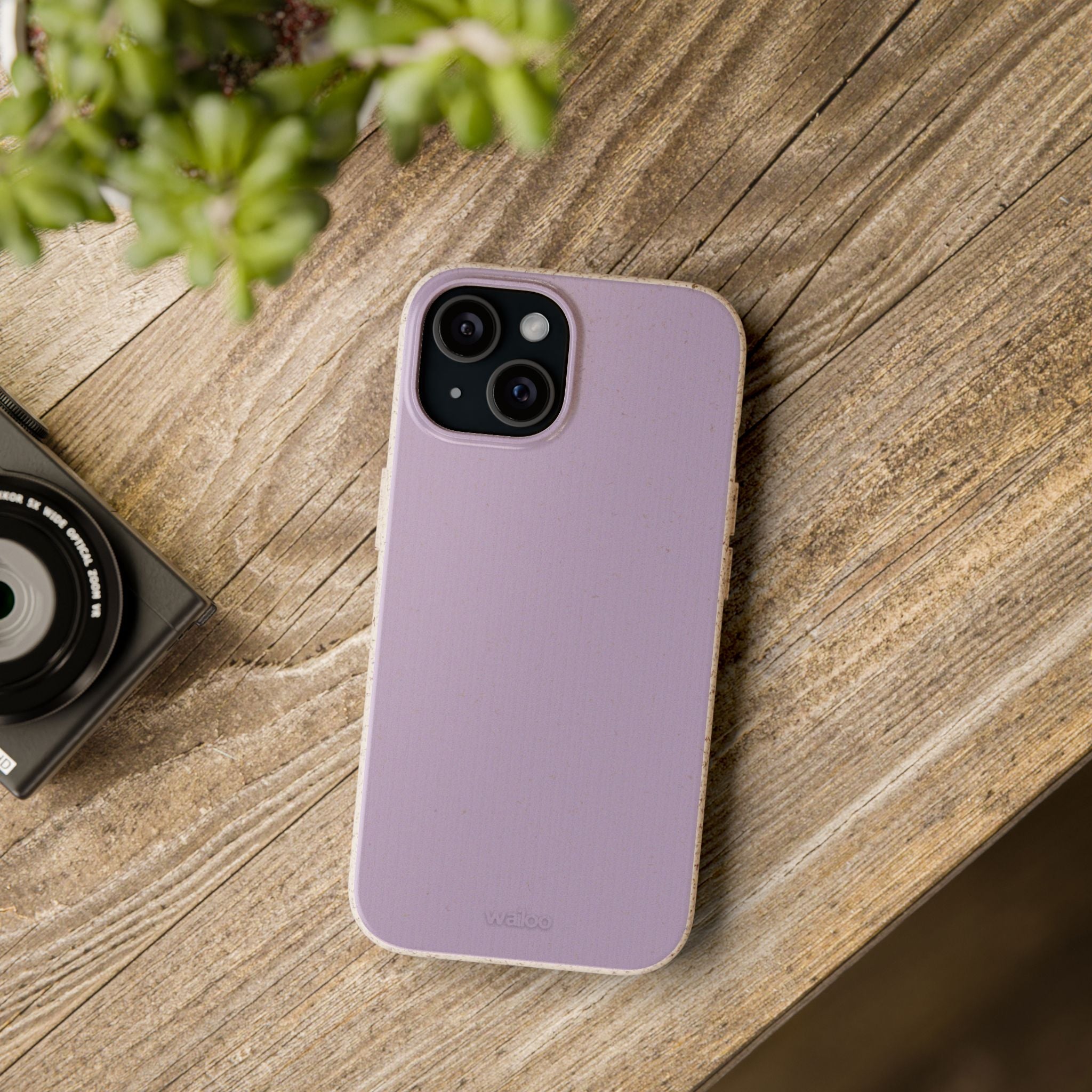 Color Purple plum light - Plastic free phone case for iPhone