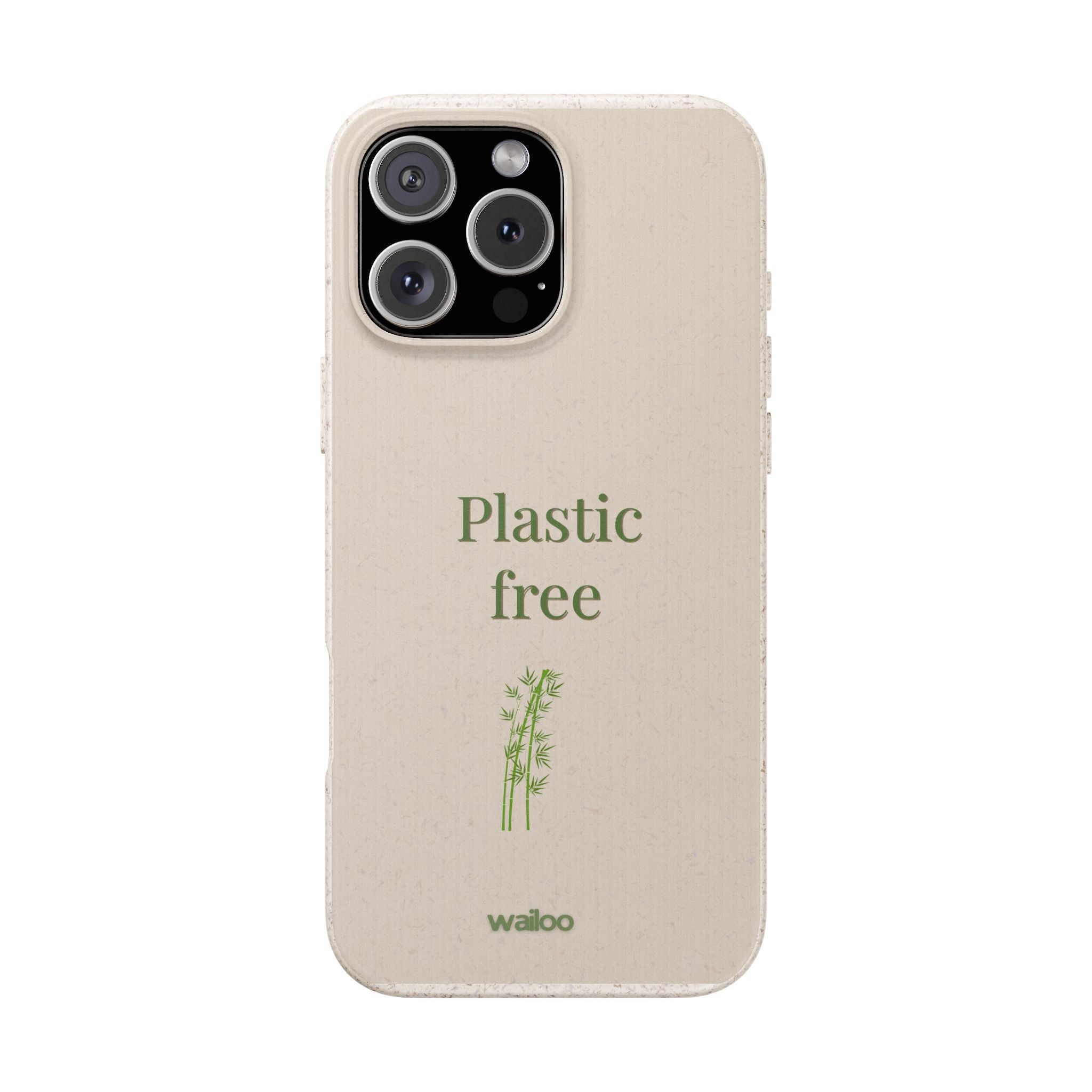 Earth - Bamboo stylish - Plastic free phone case for iPhone