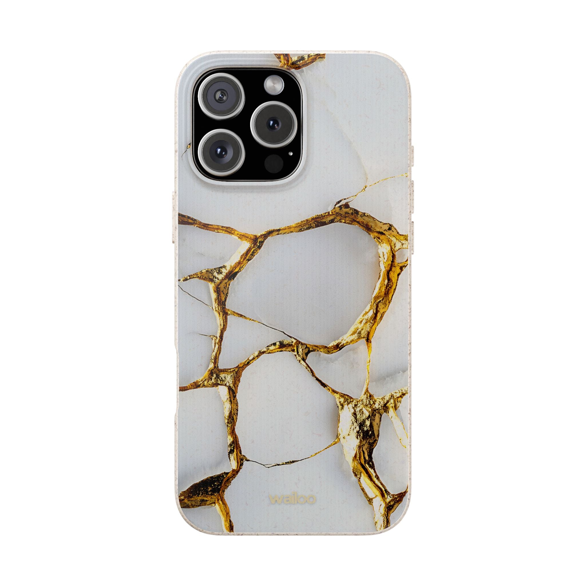 aPattern Gold cracked - Plastic free phone case for iPhone