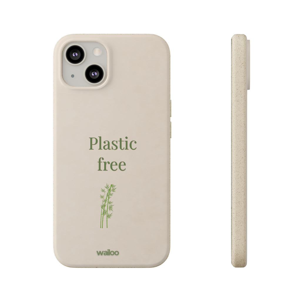 Earth - Bamboo stylish - Plastic free phone case for iPhone