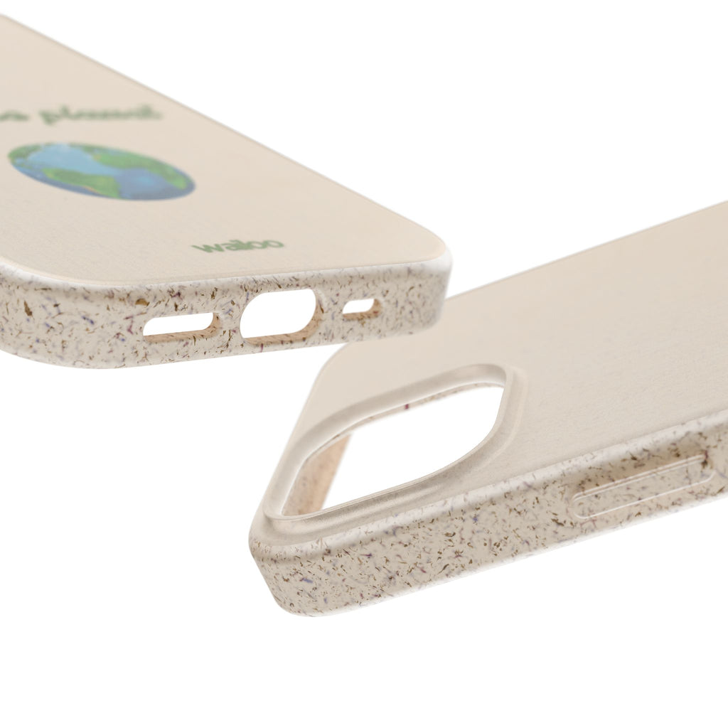 Earth - Save the planet - Plastic free phone case for iPhone