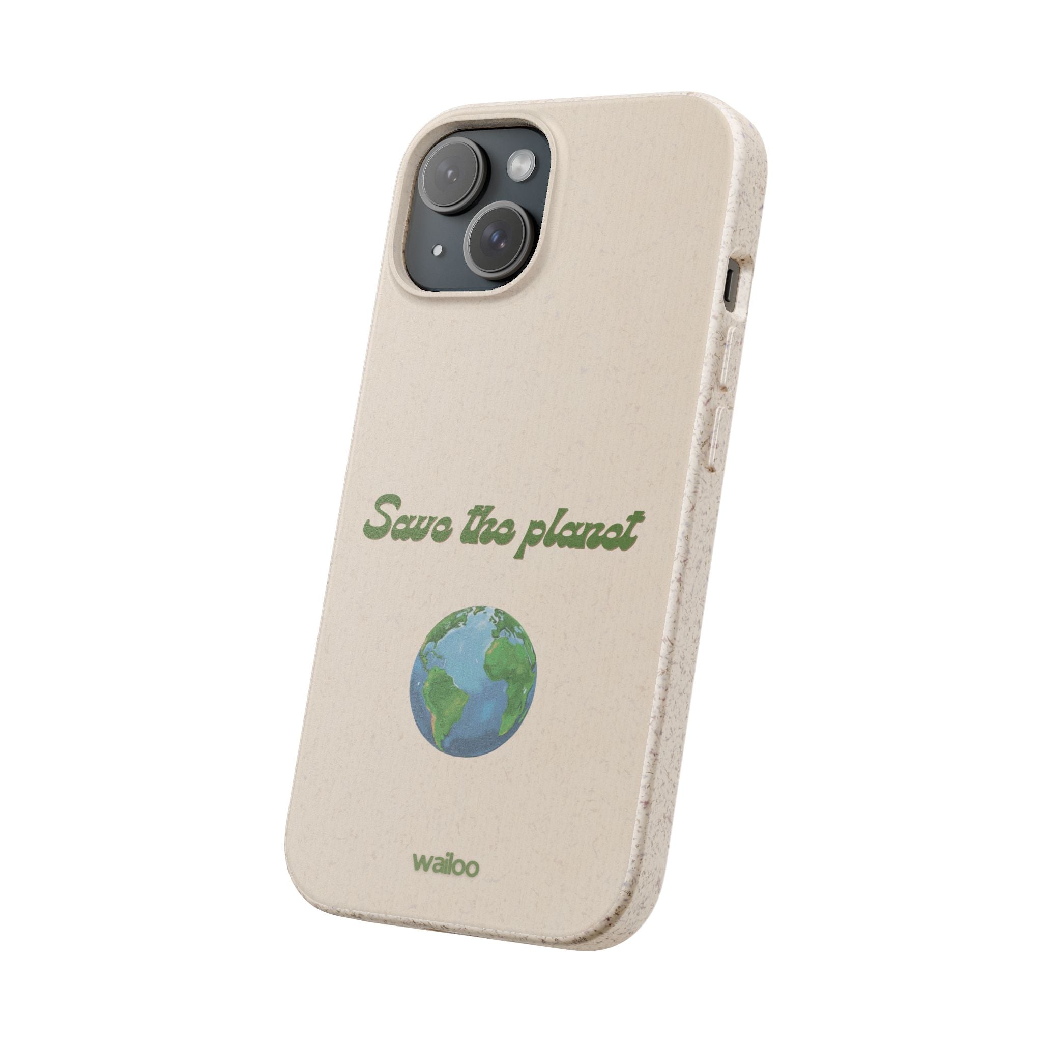 Earth - Save the planet - Plastic free phone case for iPhone