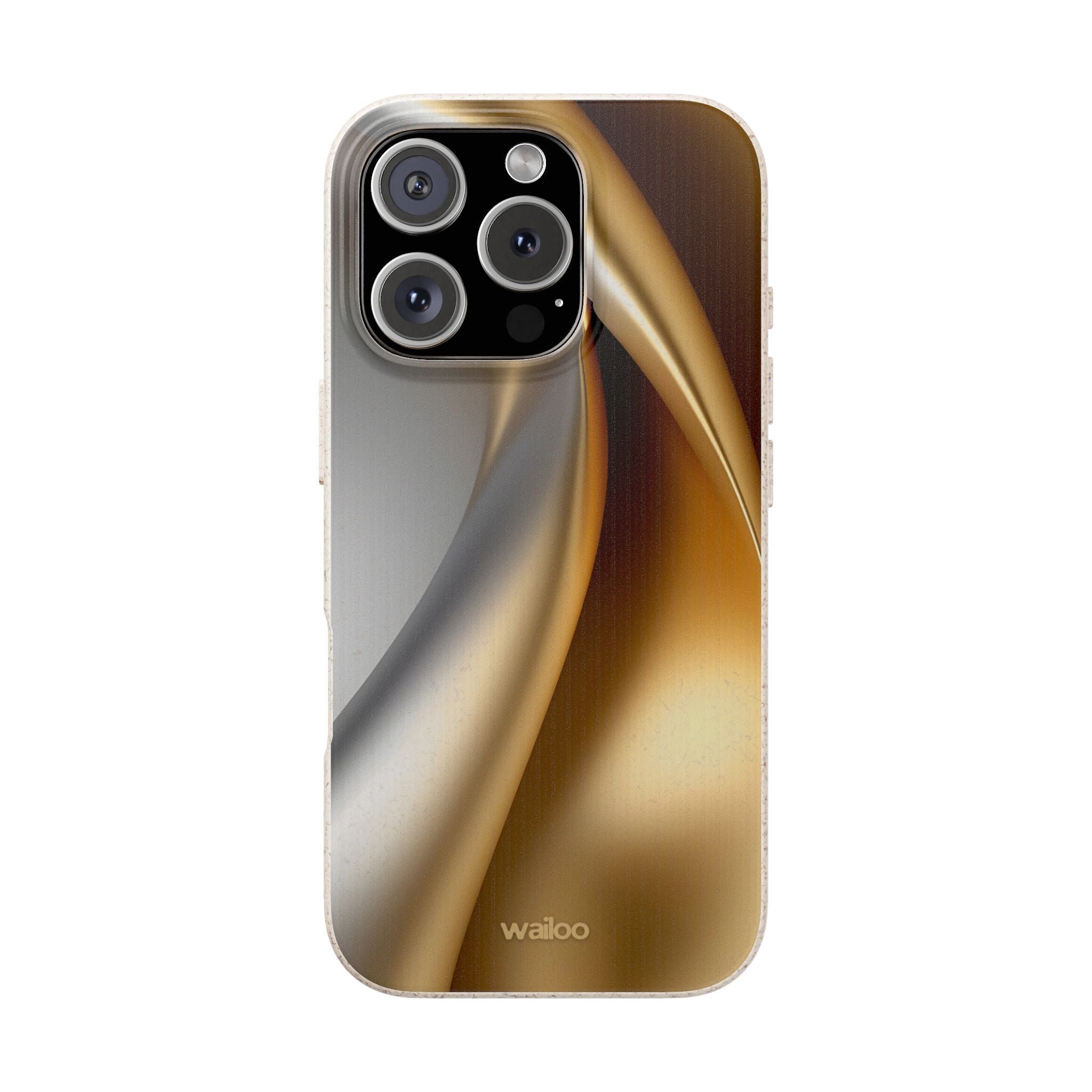 aPattern Gold silver - Platic free phone case for iPhone