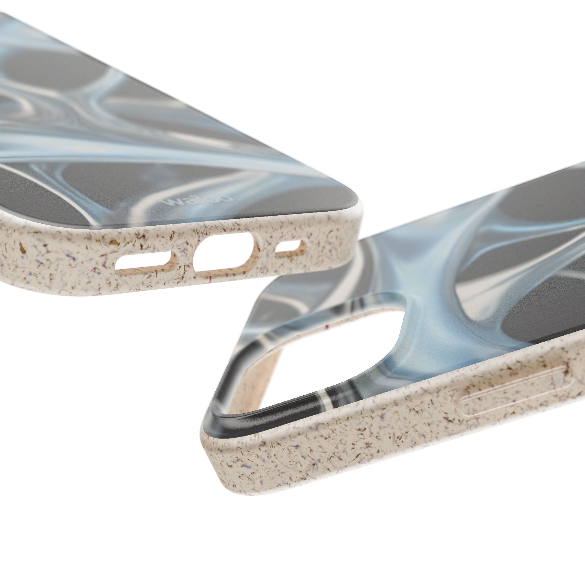 3D Metal matrix - Plastic free  phone case for iPhone