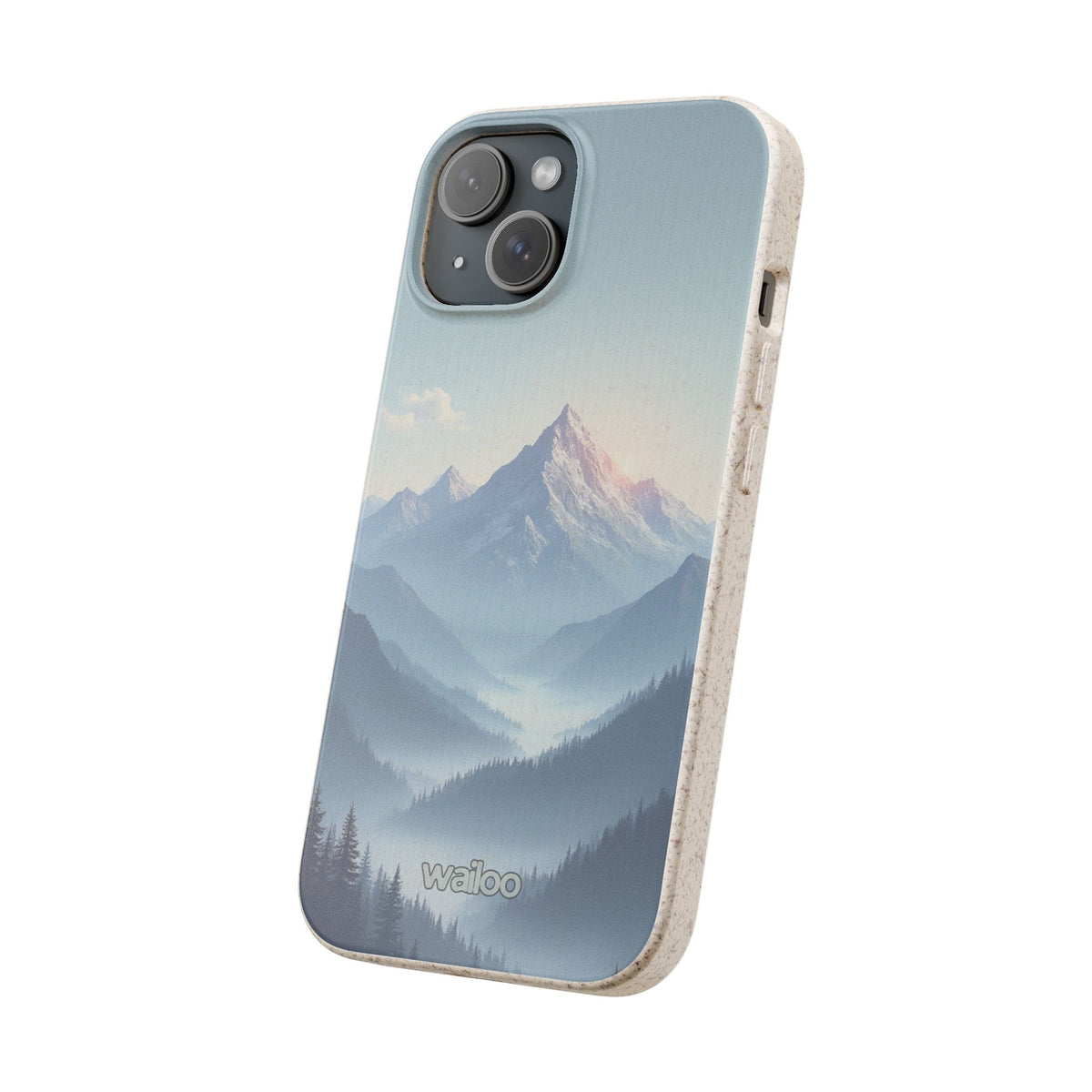 dAI Nature Mountain and valley - Plastic free phone case for iPhone
