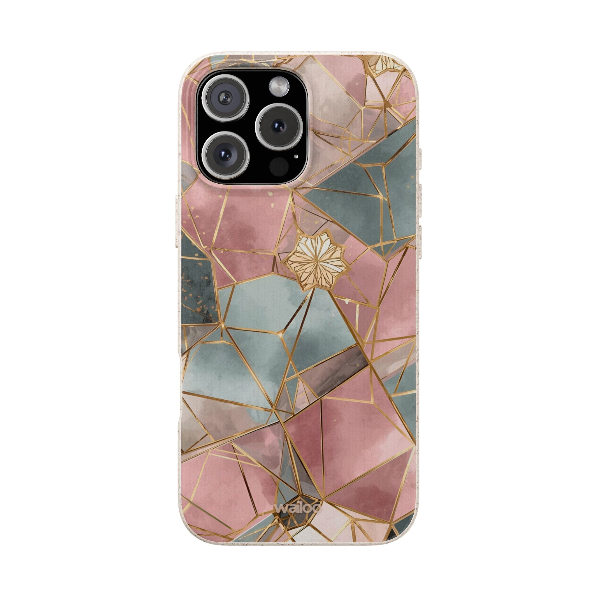 aPattern Pink gold - Plastic free phone case for iPhone