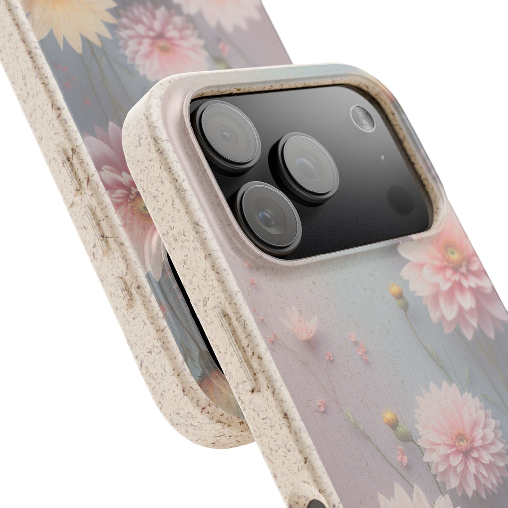 dAI Floral Dahlia -  Plastic free phone case for iPhone