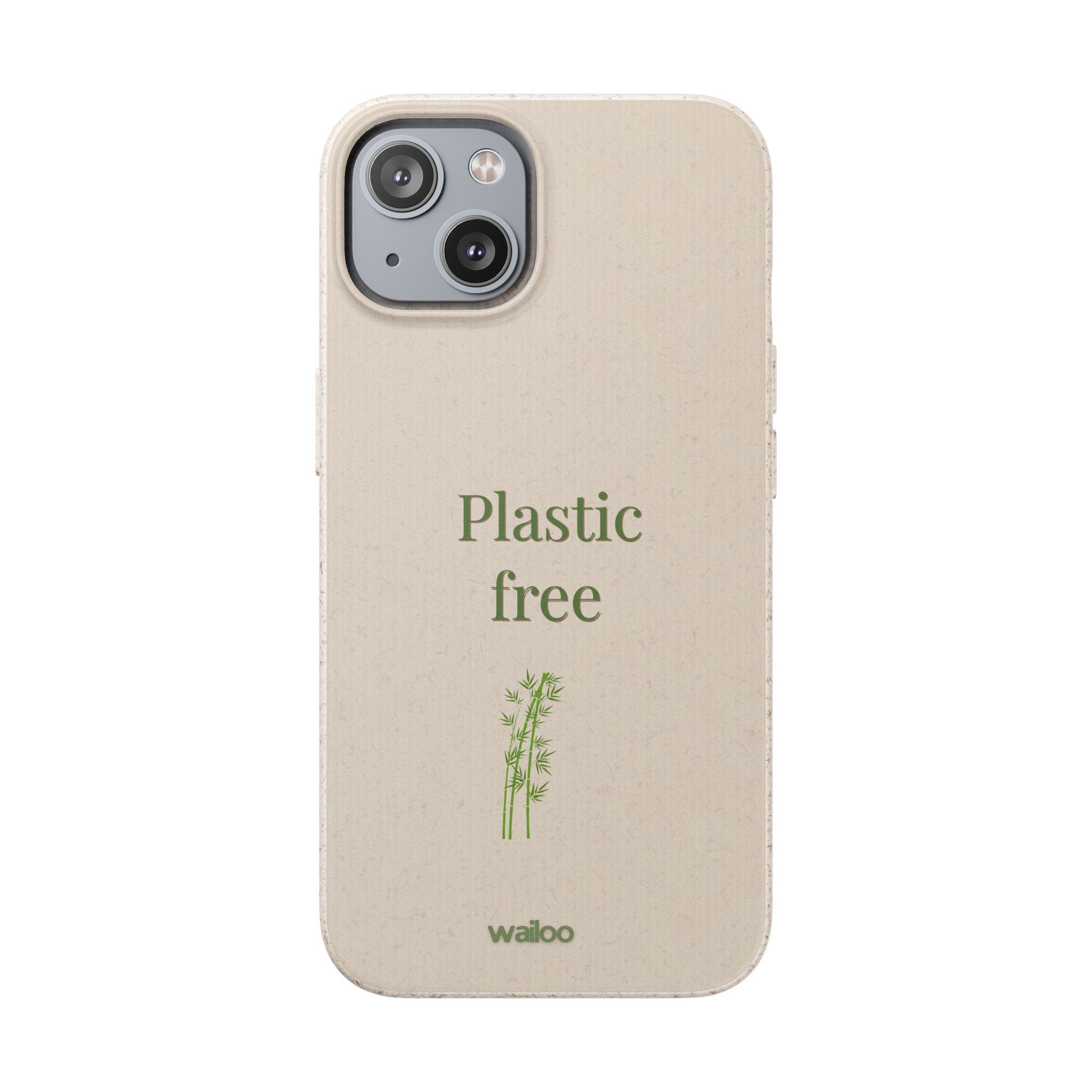 Earth - Bamboo stylish - Plastic free phone case for iPhone