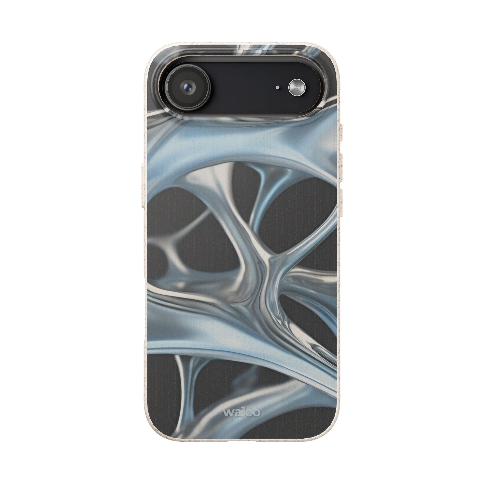 3D Metal matrix - Plastic free  phone case for iPhone