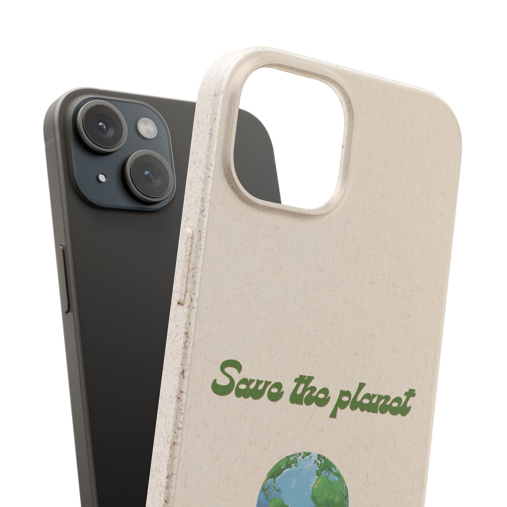 Earth - Save the planet - Plastic free phone case for iPhone