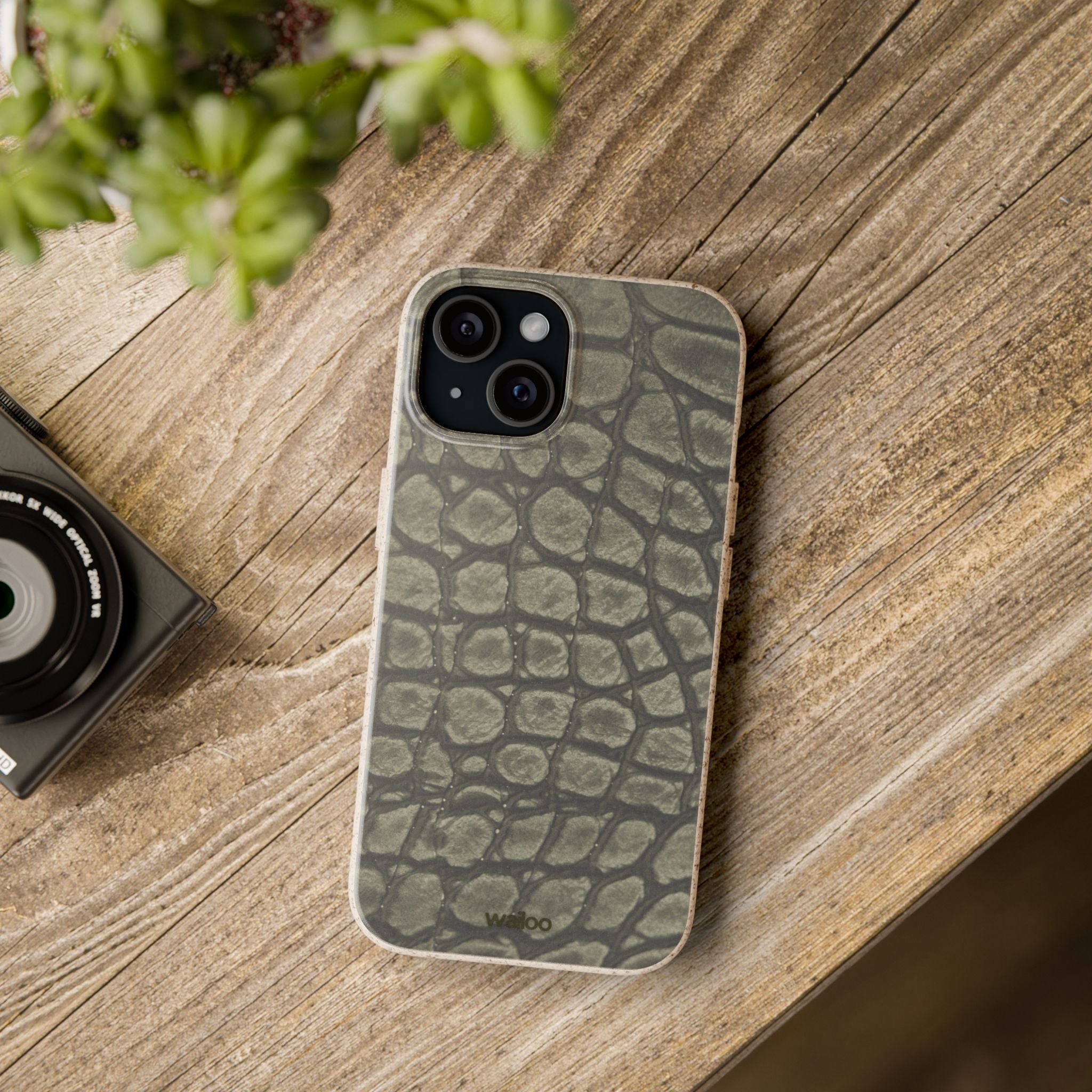 aPattern Crocodile skin - Plastic free phone case for iPhone