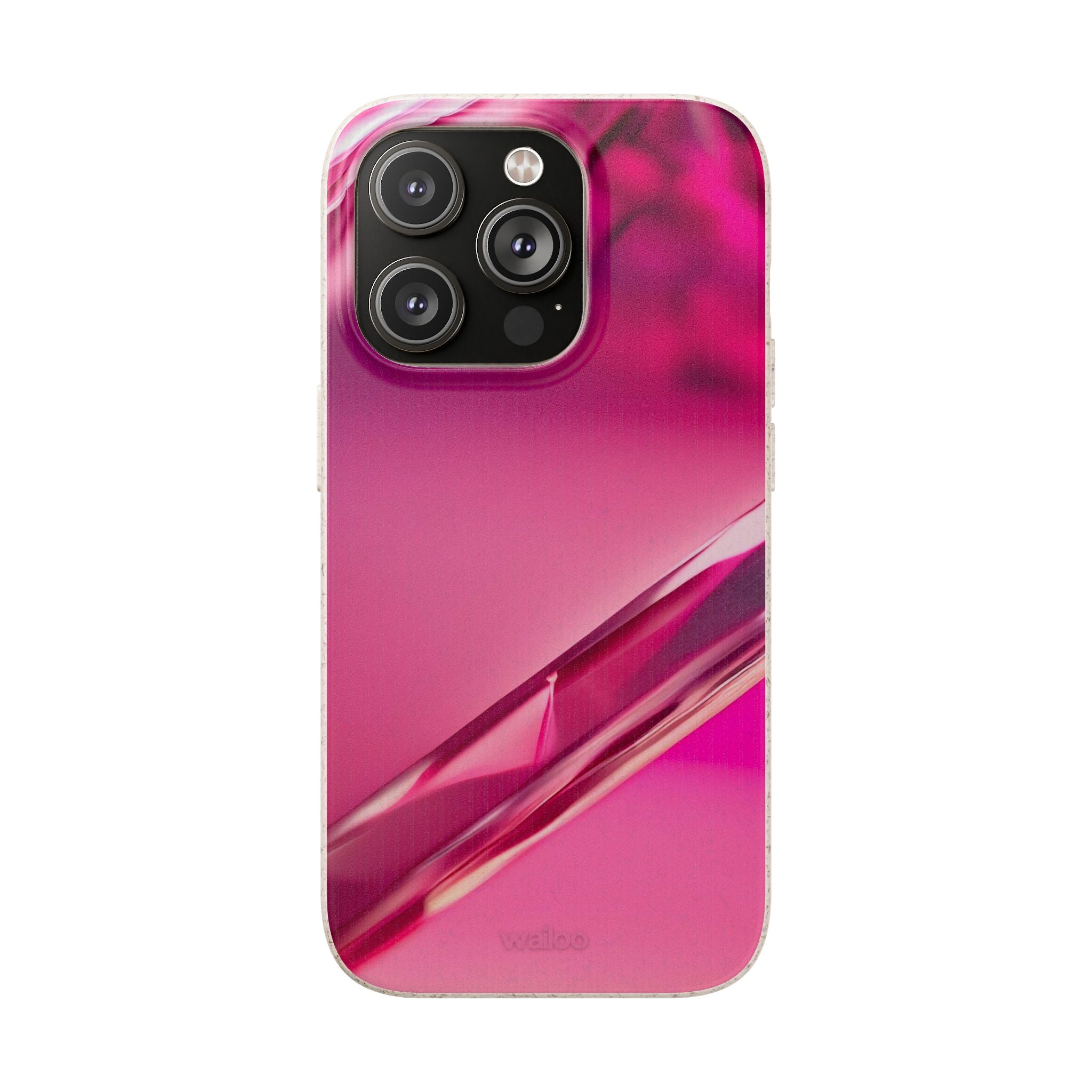 3D Pink - Plastic free phone case for iPhone