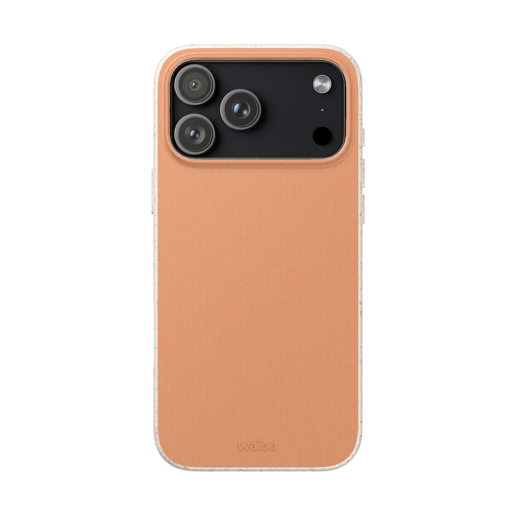 Color Beige apricot - Plastic free phone case for iPhone