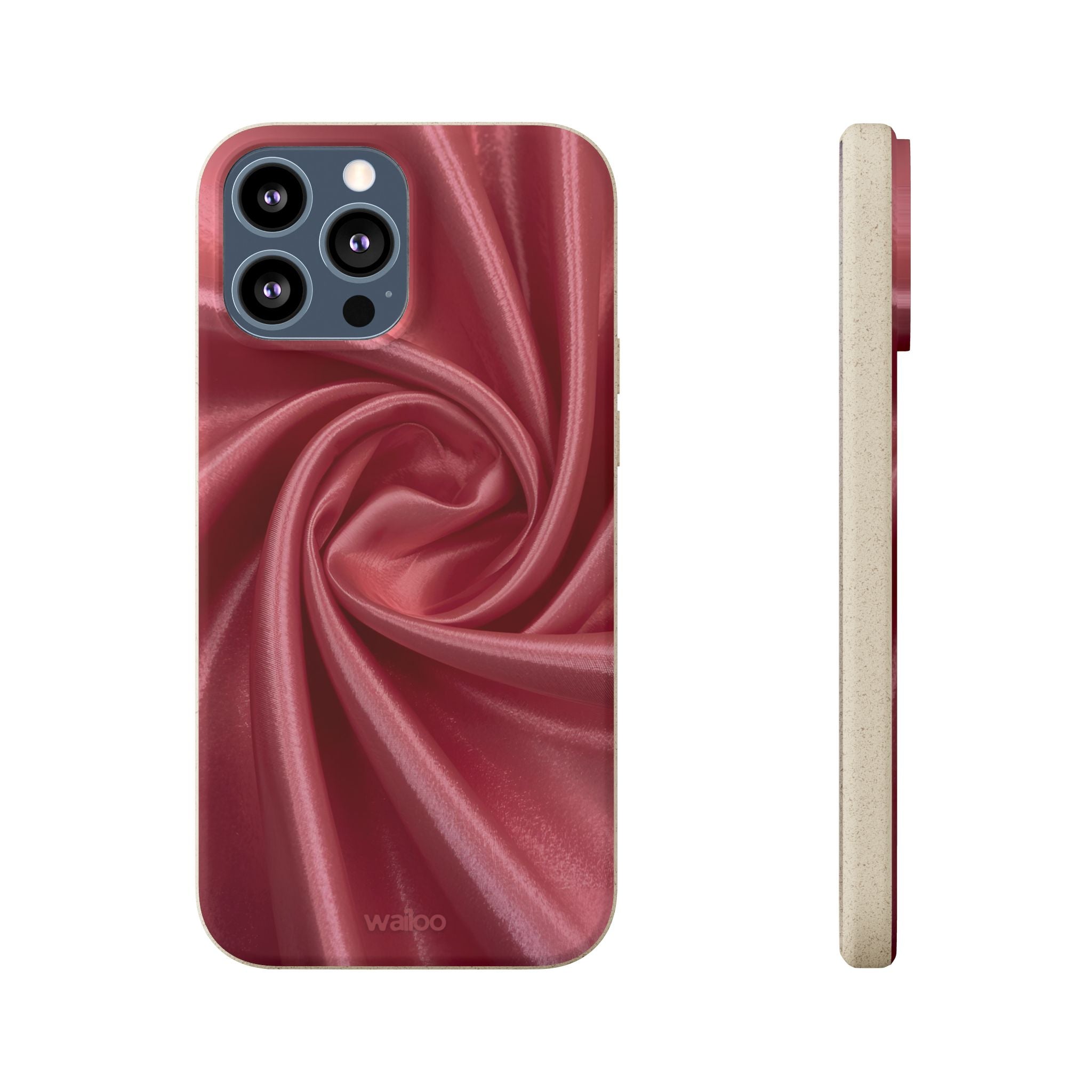 aPattern Pink Silk - Plastic free phone case for iPhone