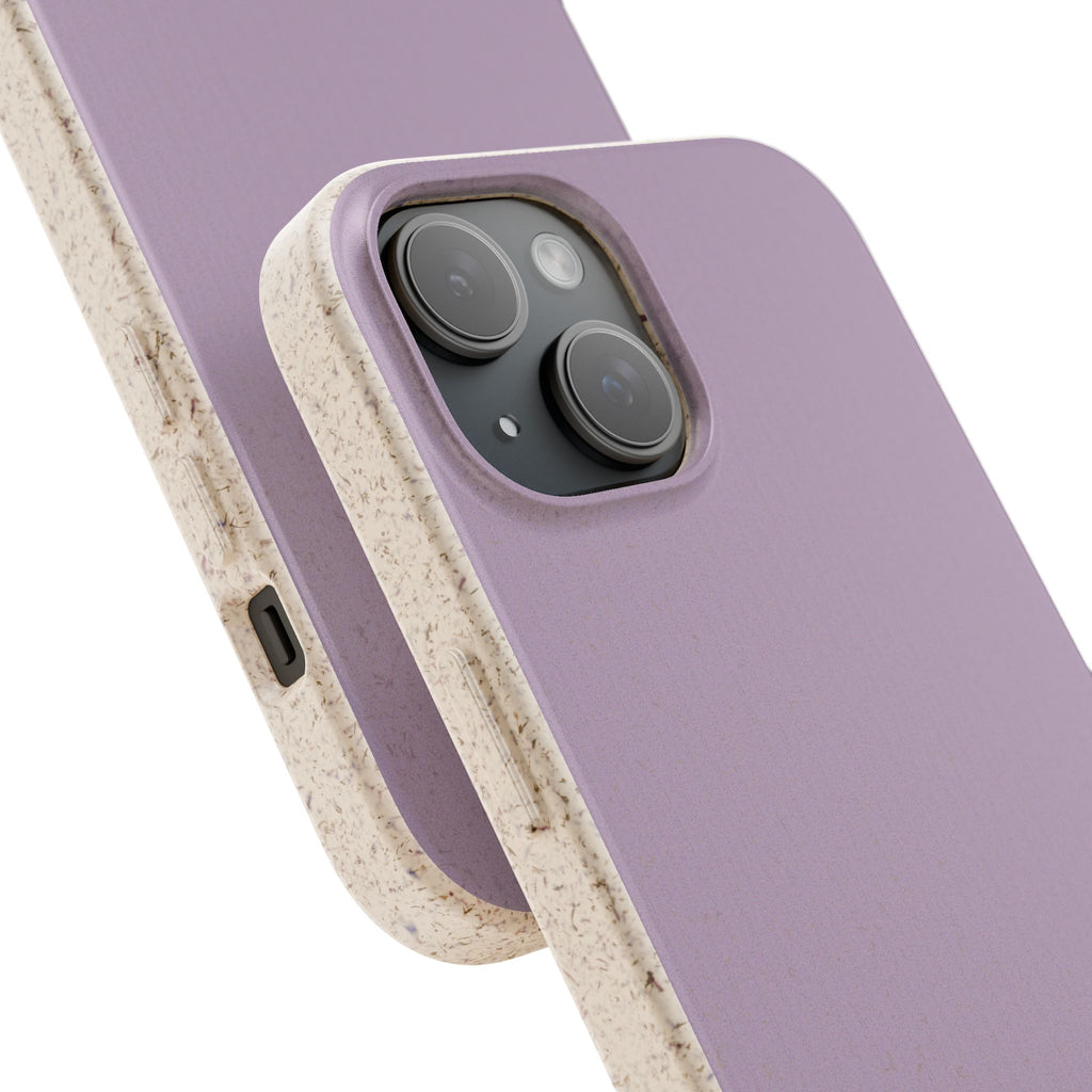 Color Purple plum light - Plastic free phone case for iPhone