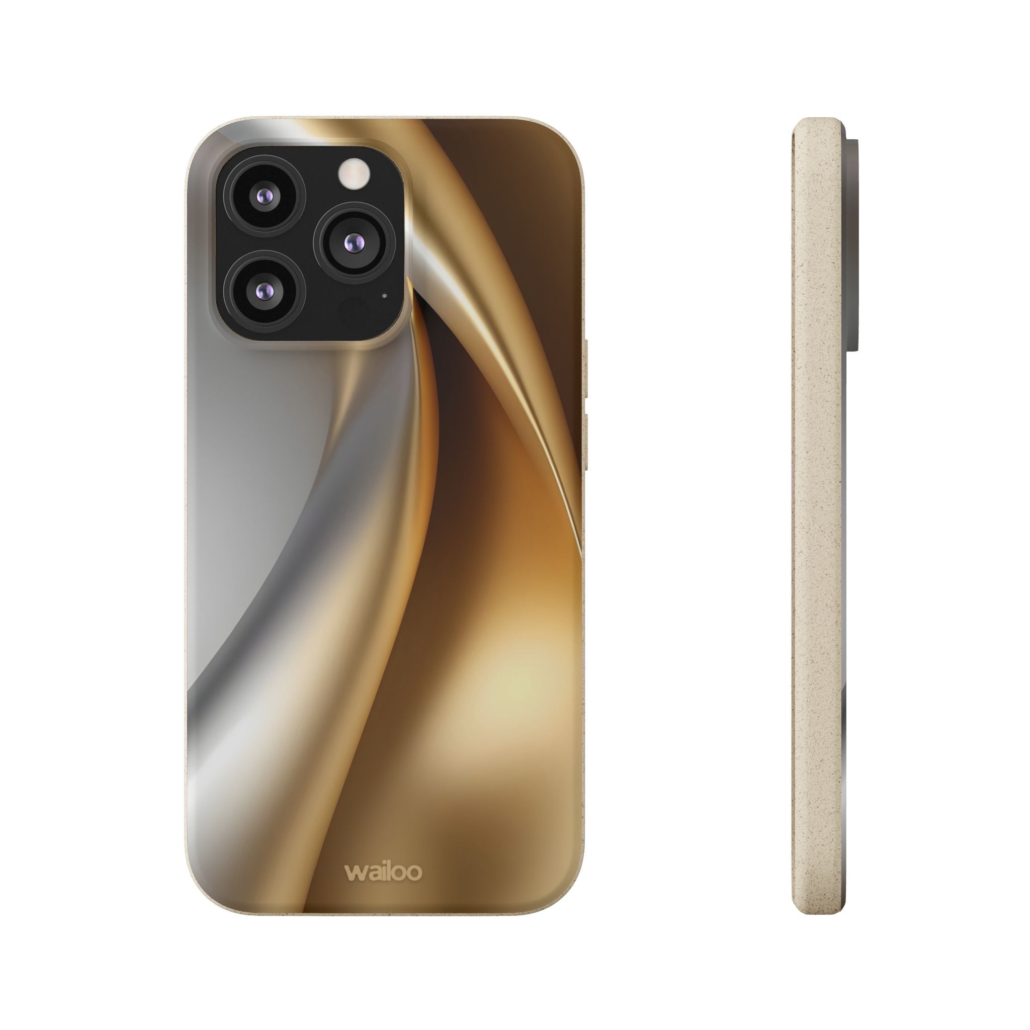 aPattern Gold silver - Platic free phone case for iPhone