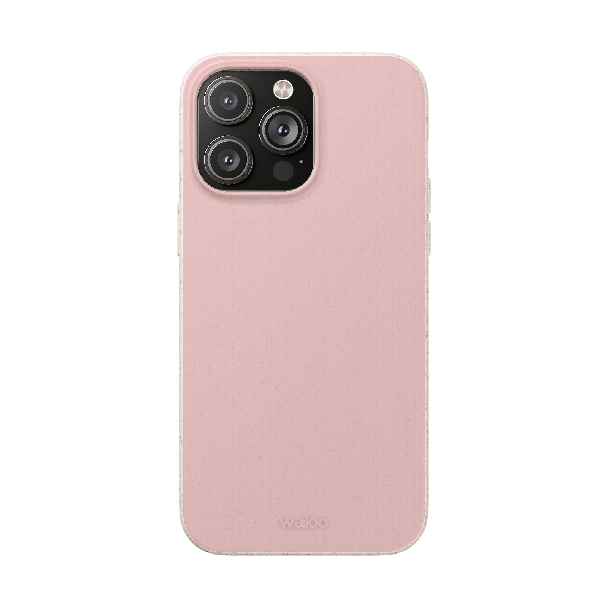 Color Pink dirty light - Plastic free phone case for iPhone
