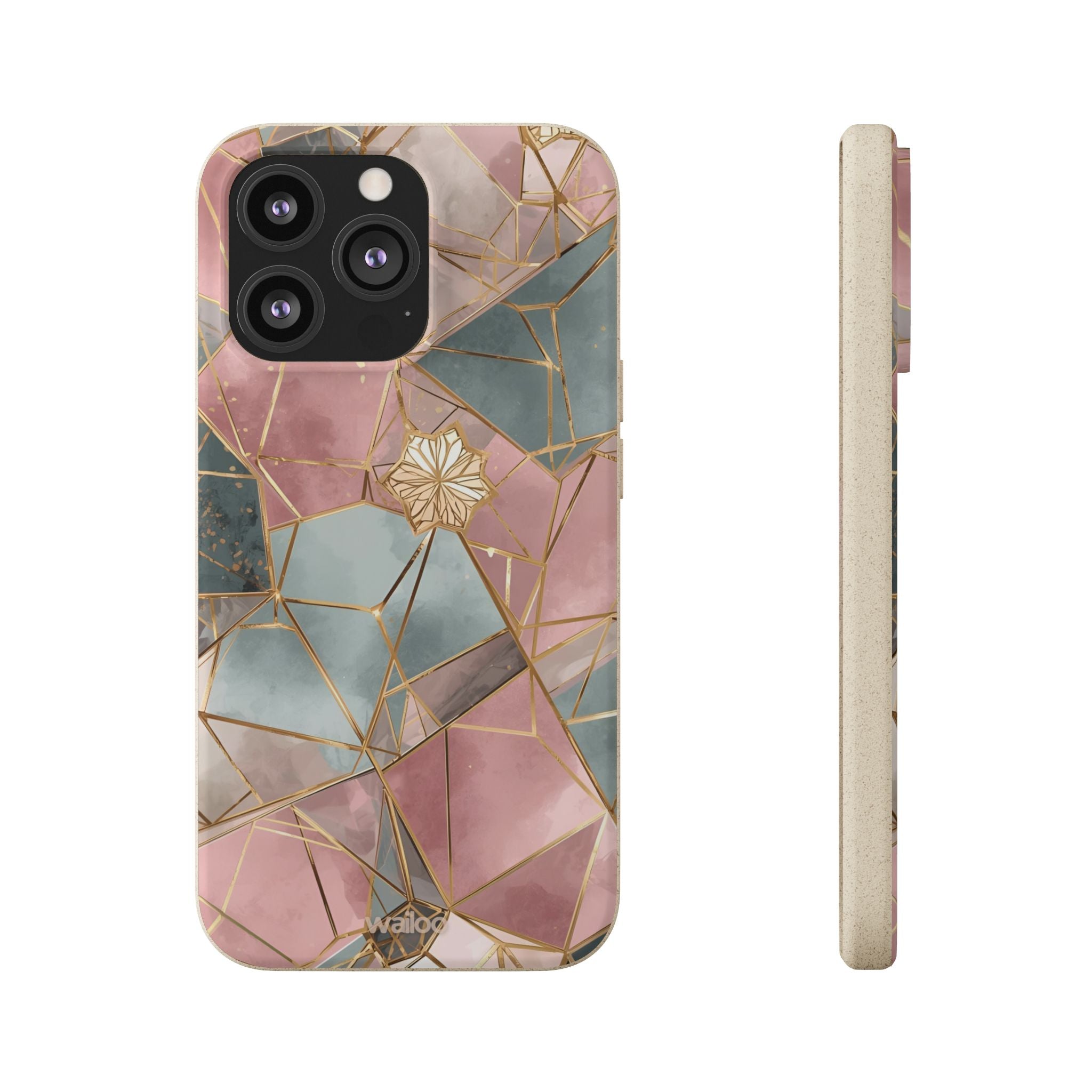 aPattern Pink gold - Plastic free phone case for iPhone