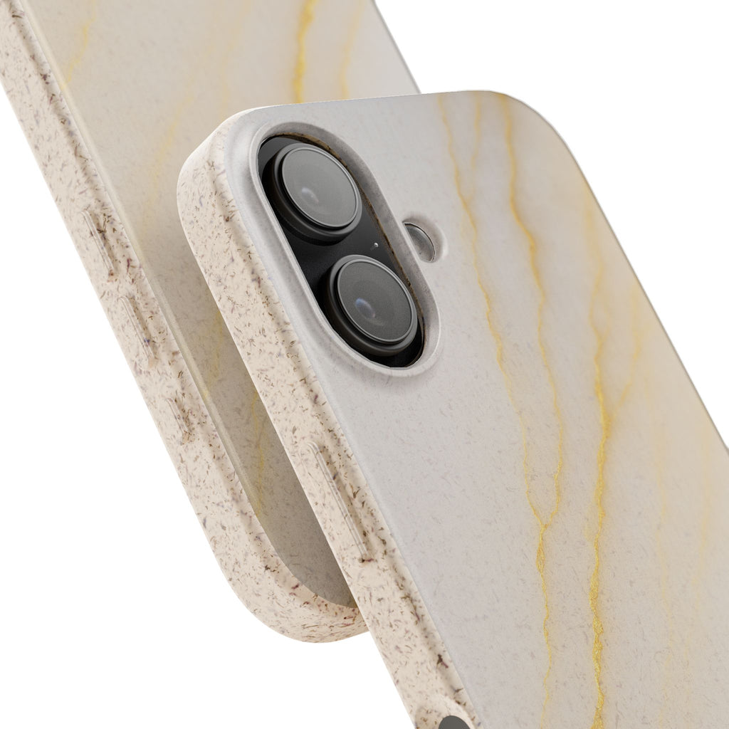 aPattern Gold marble - Plastic free phone case for iPhone