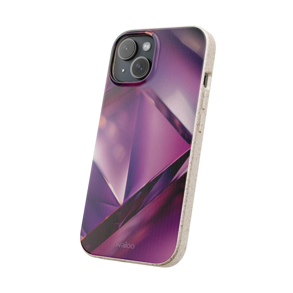 3D Purple - Plastic free phone case for iPhone