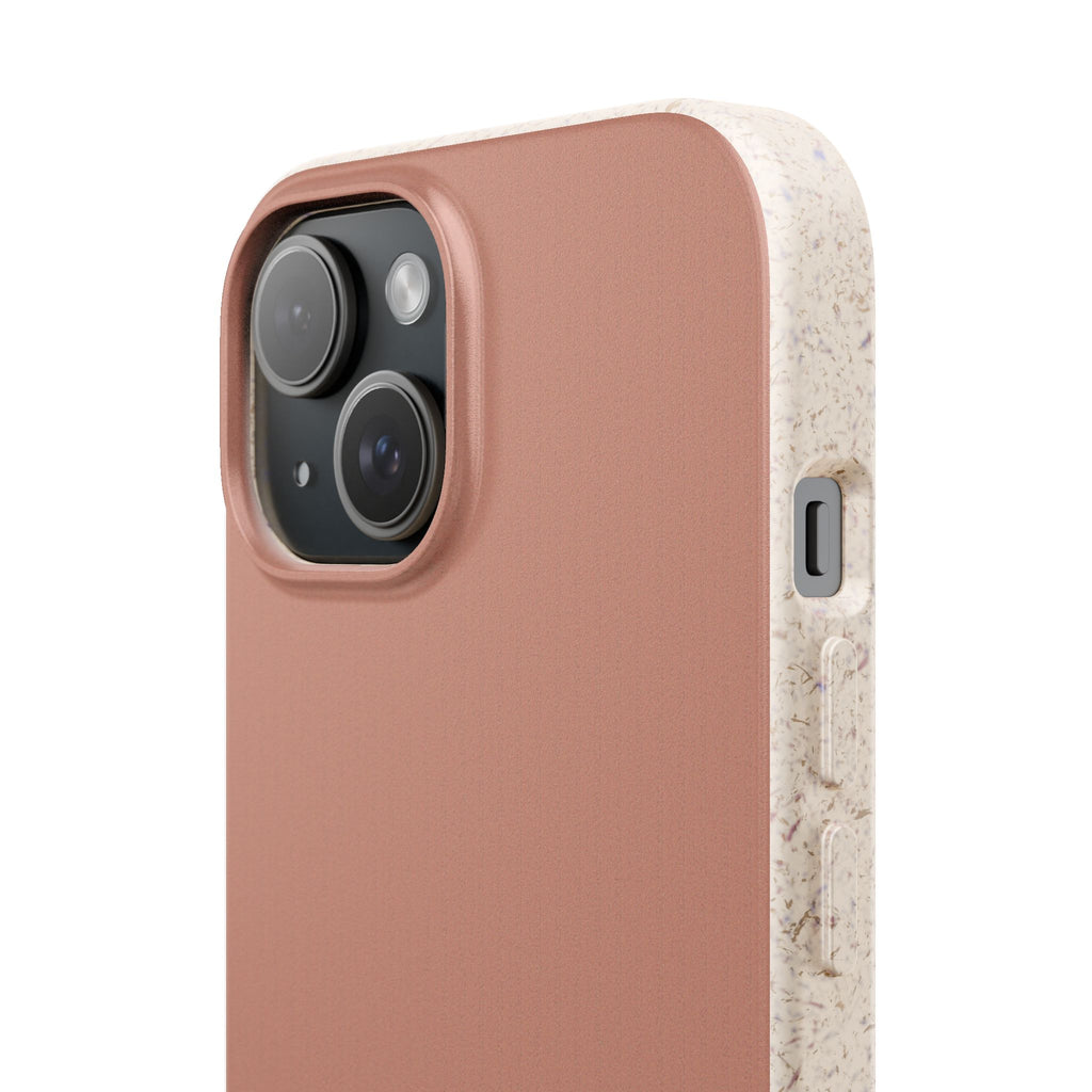 Color Beige dark - Plastic free phone case for iPhone