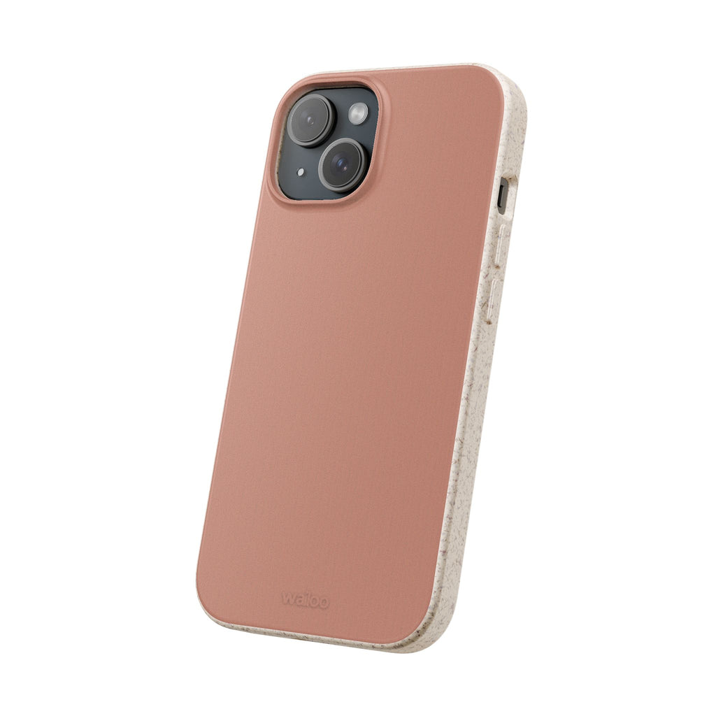 Color Beige dark - Plastic free phone case for iPhone