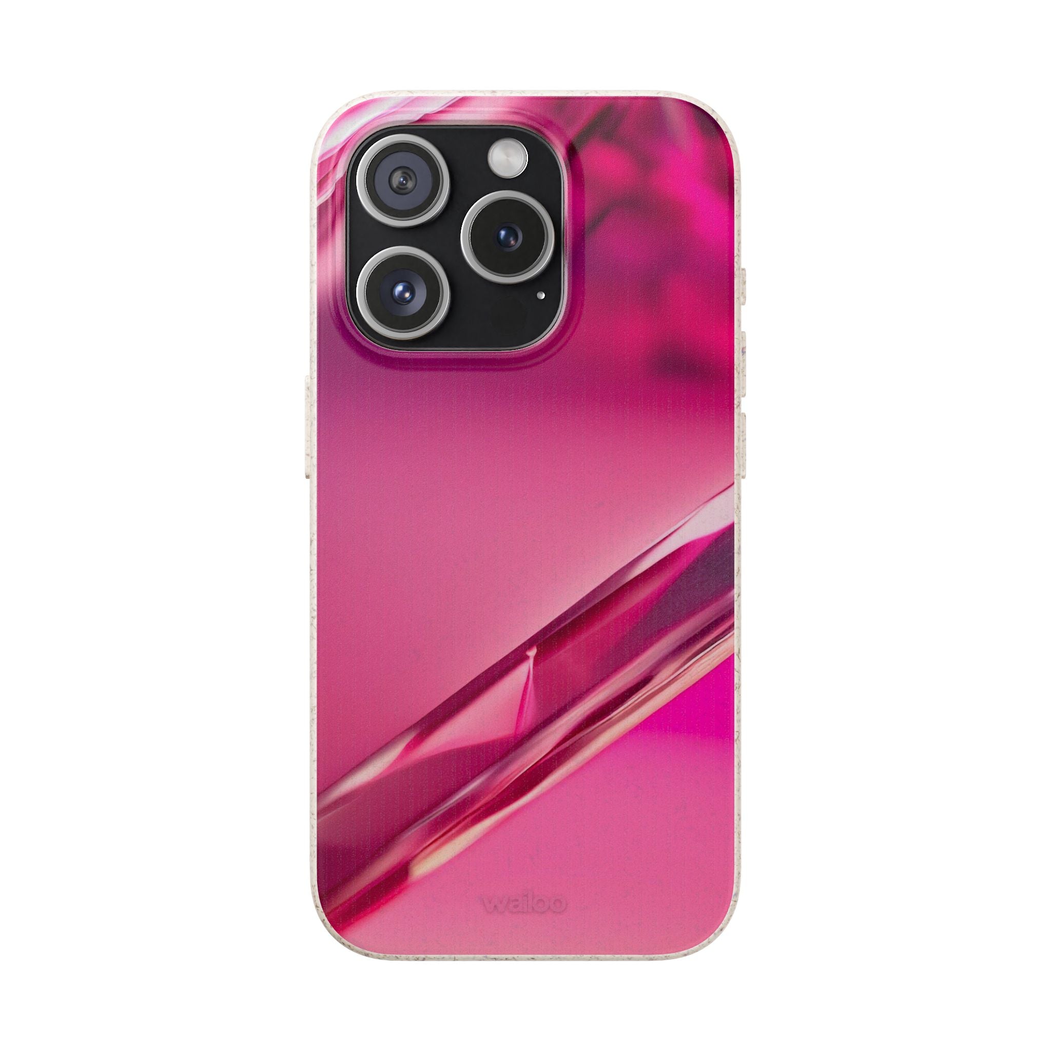 3D Pink - Plastic free phone case for iPhone