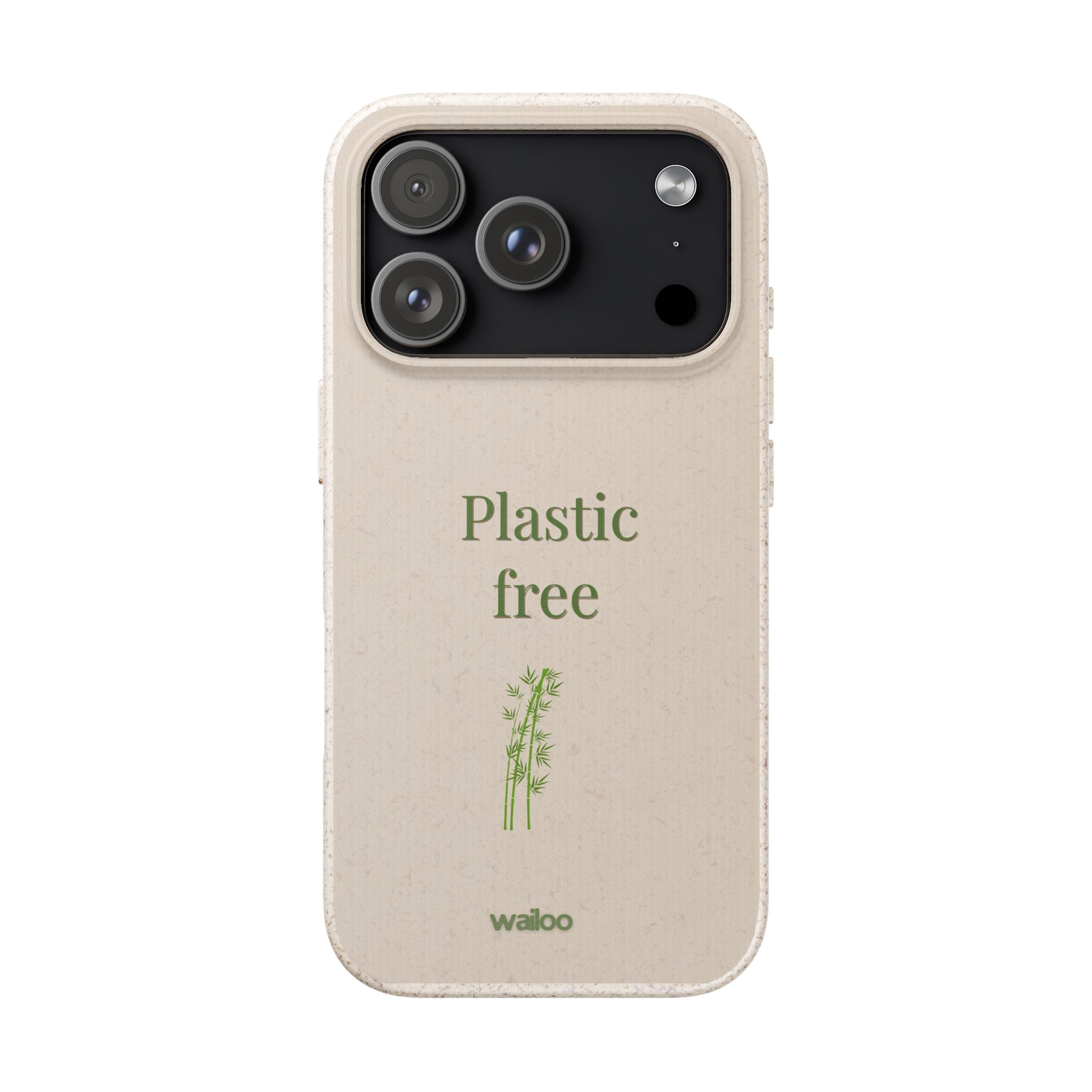 Earth - Bamboo stylish - Plastic free phone case for iPhone