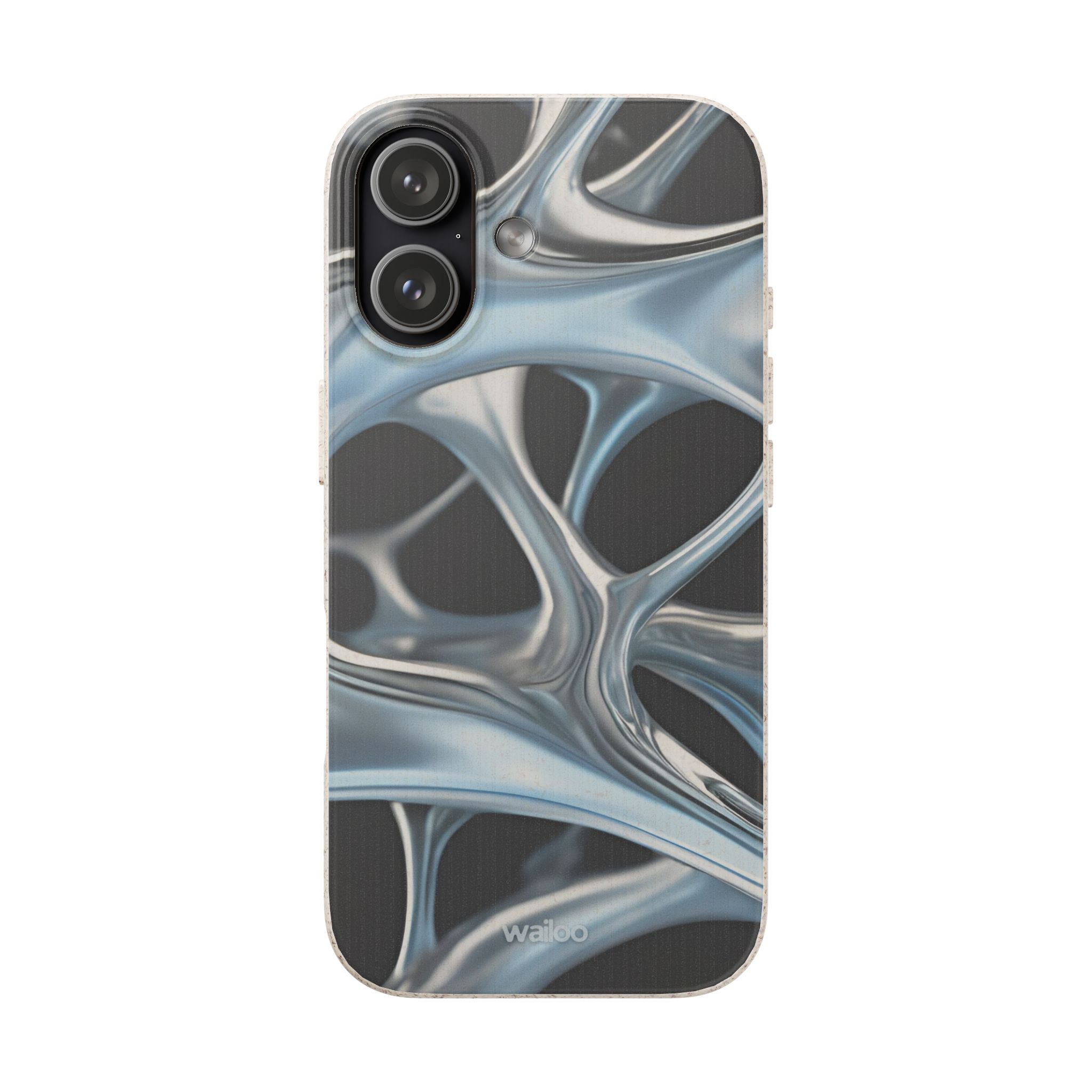 3D Metal matrix - Plastic free  phone case for iPhone